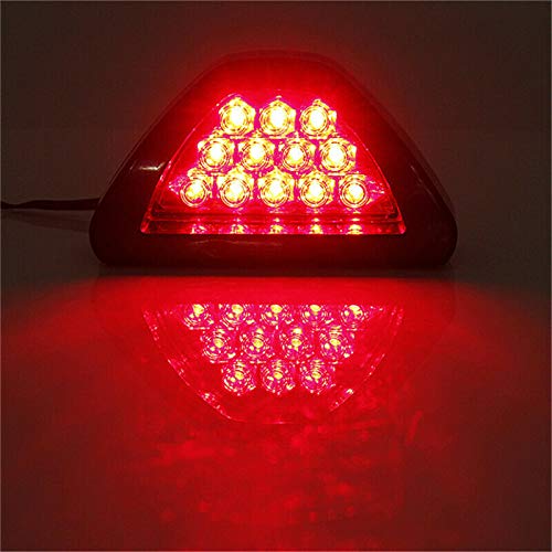 Universal MASO Rear Tail Third Brake Light - High Visibility Strobe Flash LED Stop Light with Red Shell for Cars, Trucks & SUVs | Perfect for Night Driving, Foggy Conditions & Enhanced Vehicle Safety