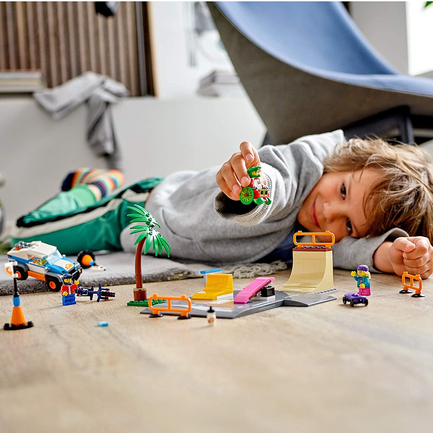 LEGO City Skate Park 60290 Building Kit - 195 Piece Construction Toy for Kids Ages 6+ | Creative Play, STEM Learning, Birthday Gift | Perfect for Indoor Playtime & Building Skills Development