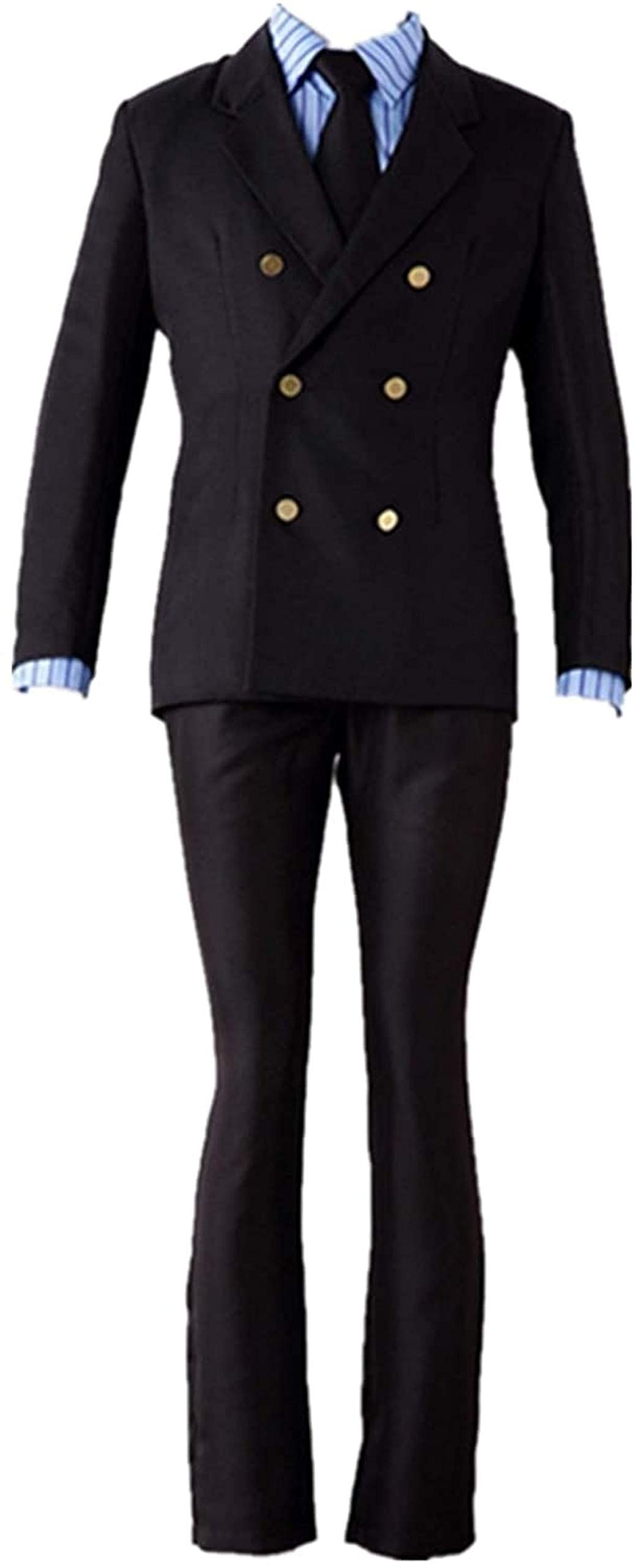 One Piece Vinsmoke Sanji Cosplay Costume Full Set - Anime Halloween Party Outfit for Convention & Dress Up