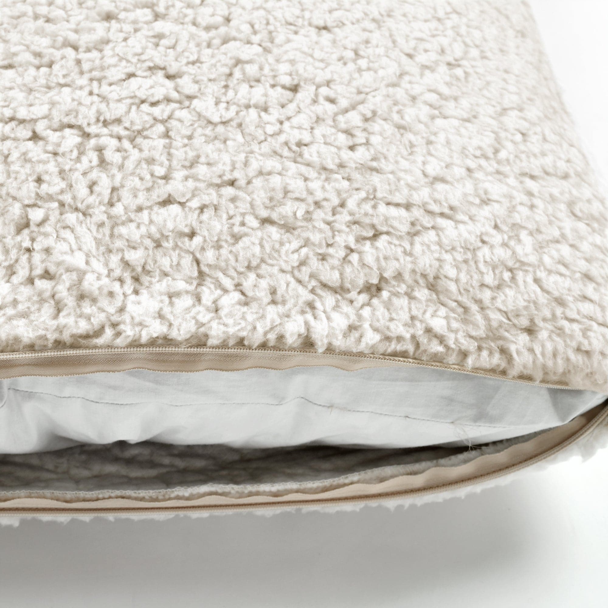 Soft & Cozy Reversible Sherpa Pillow Cover - Fluffy Decorative Throw Pillow Case for Couch, Bed, Sofa - Home Decor & Living Room Accent