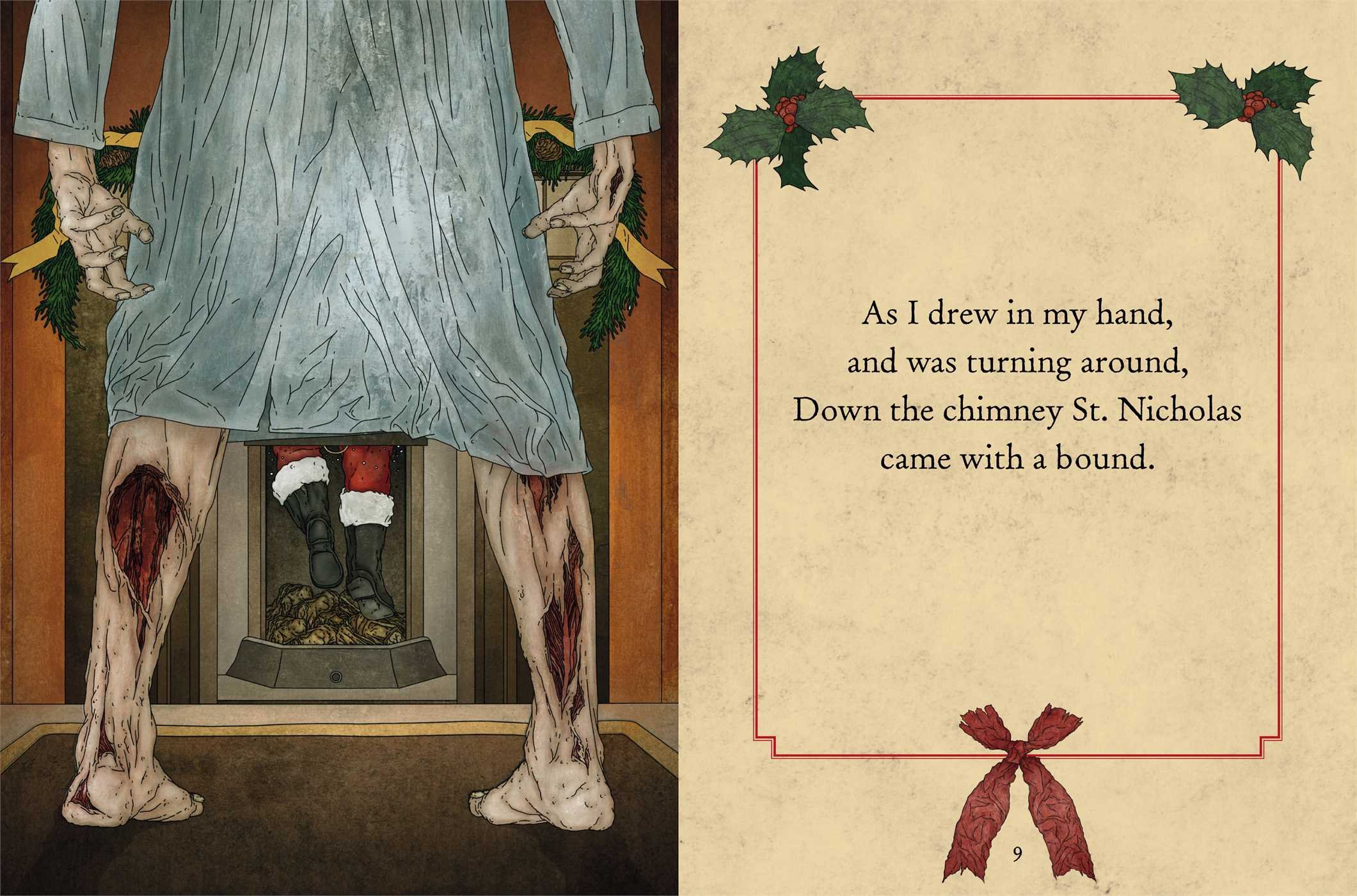 The Zombie Night Before Christmas - Spooky Holiday Book for Kids & Adults | Perfect for Halloween & Christmas Gifts, Scary Storytime, and Themed Parties