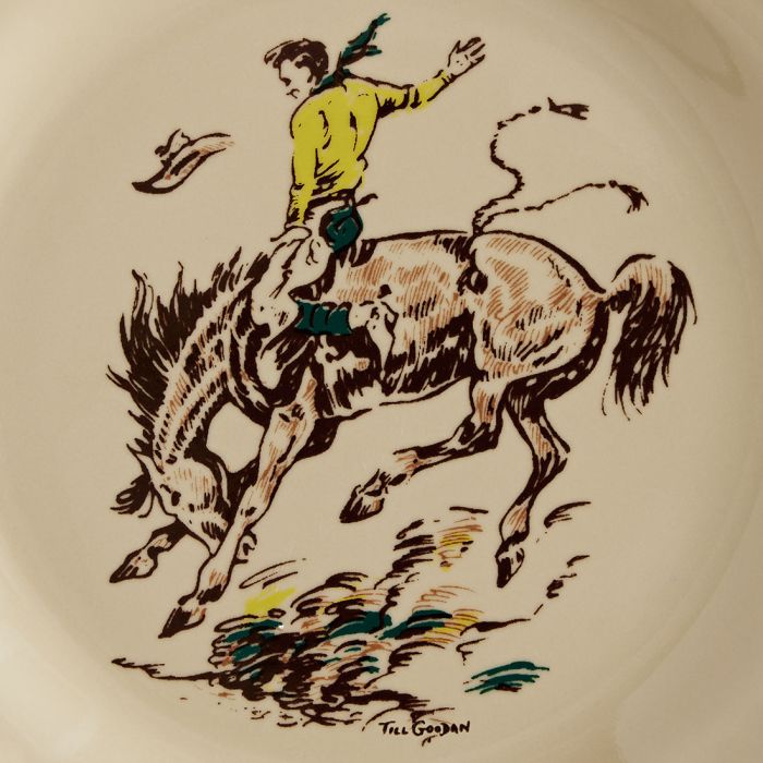 Cowboys & Brands Tea and Coffee Pot - Western Style Ceramic Teapot & Coffee Maker for Ranch, Camping, and Home Use