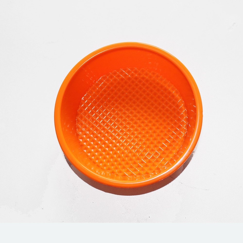 X-Haibei 4.5 Inch Flexible Silicone Baking Mold - Round Cake Pan, Bread Maker, Perfect for Sandwiches & Hamburgers - Ideal for Home Baking, Party Snacks and Kids Lunch Prep