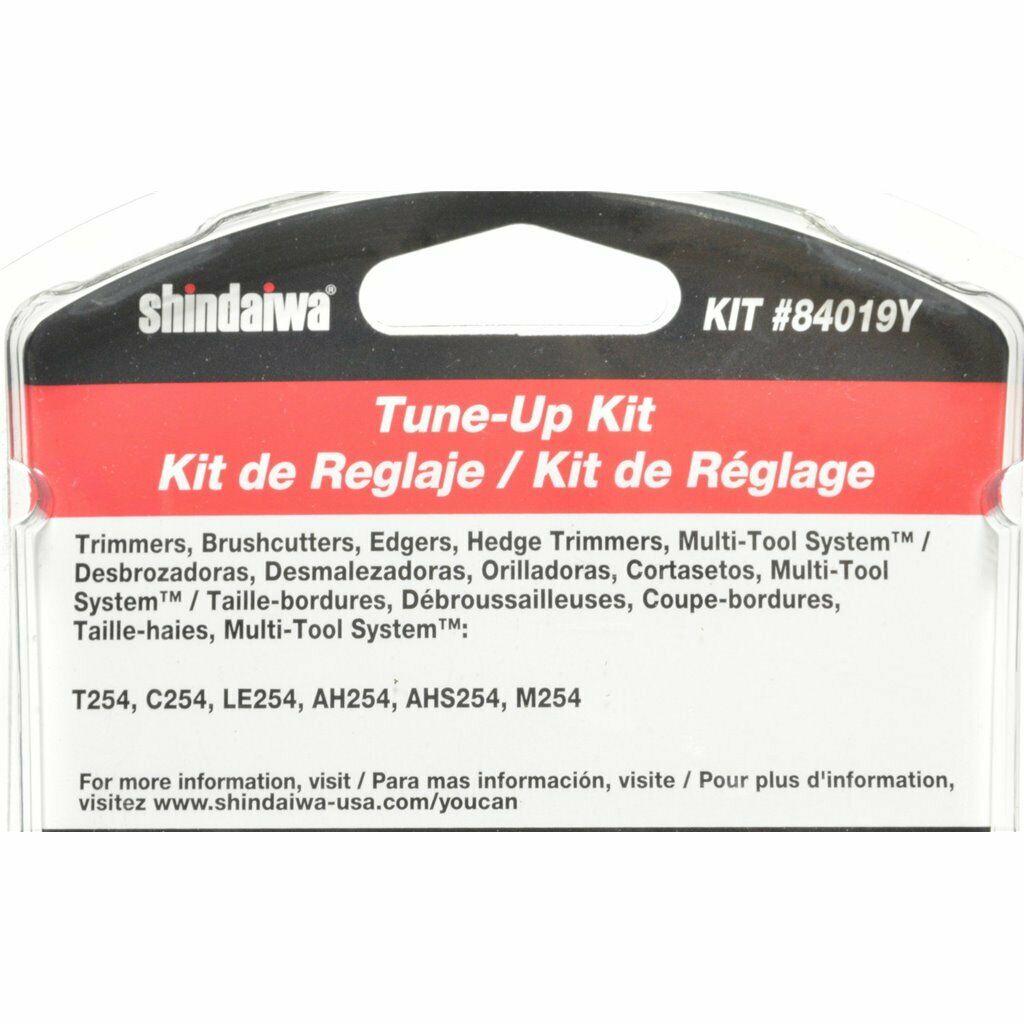 Genuine Shindaiwa TUNE UP KIT 84019Y - Air Filter & Fuel Filter Replacement for T254 & M254 Trimmers - Perfect for Lawn Maintenance & Landscaping Equipment Tune-Ups