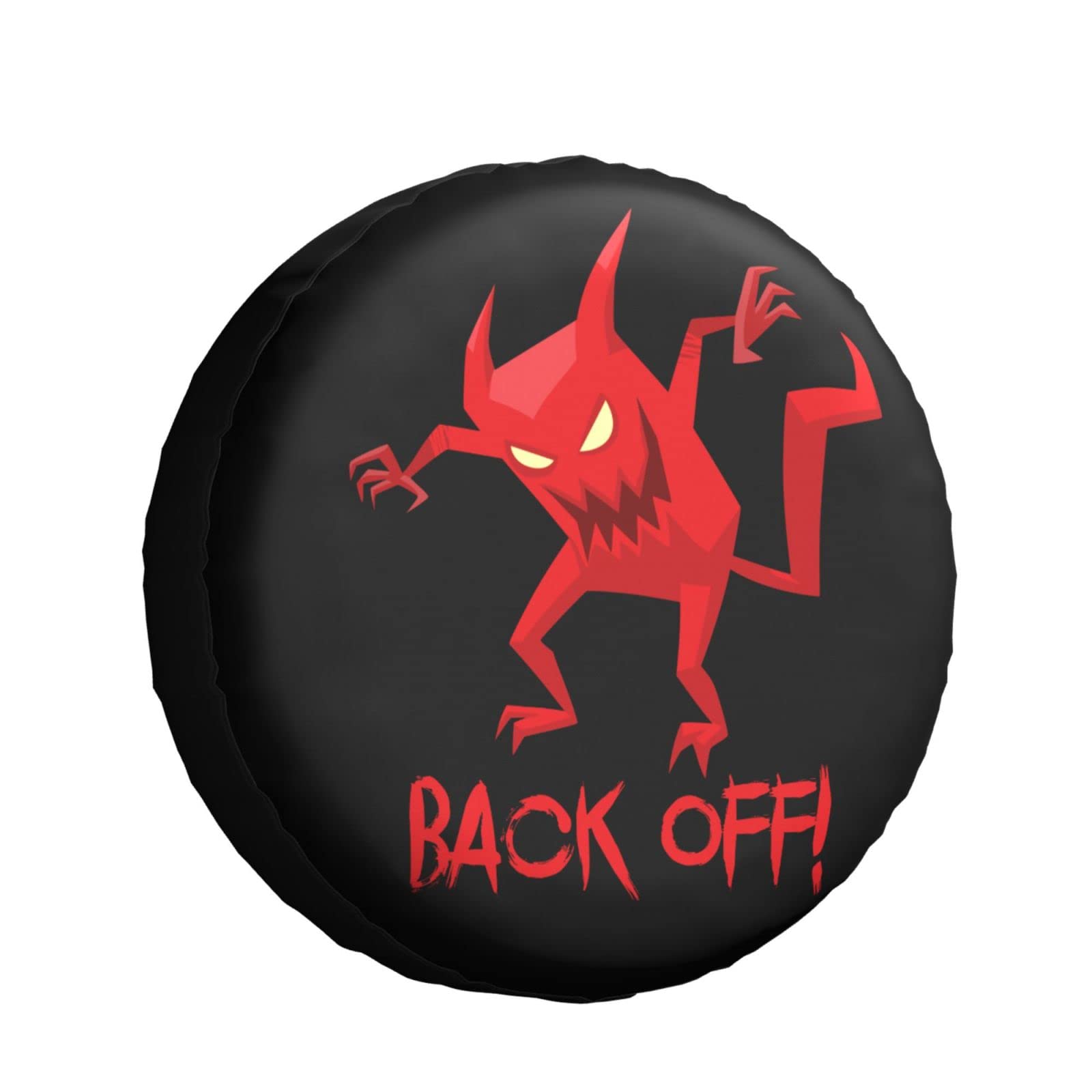 14 Inch Back Off Spare Tire Cover - Heavy Duty Wheel Protector for Truck, SUV, Trailer, RV & Camping | Weatherproof & UV Resistant for Outdoor Adventures