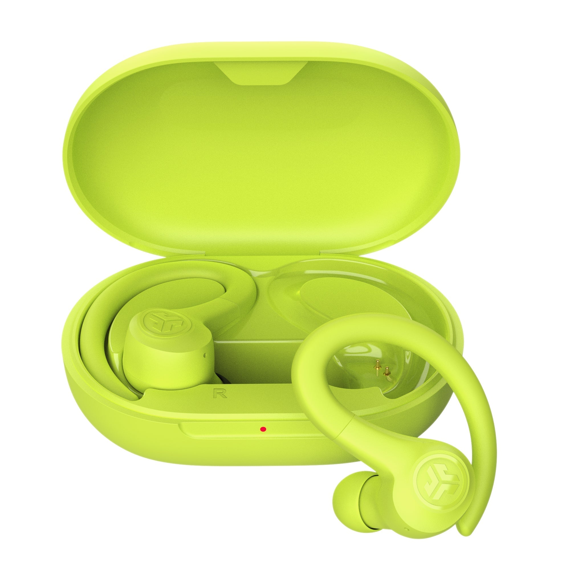 GO Sport+ True Wireless Earbuds - Bluetooth 5.0 Wireless Headphones with IPX7 Waterproof, 30H Playtime, HD Sound for Running, Gym, Workout & Outdoor Sports (Yellow)