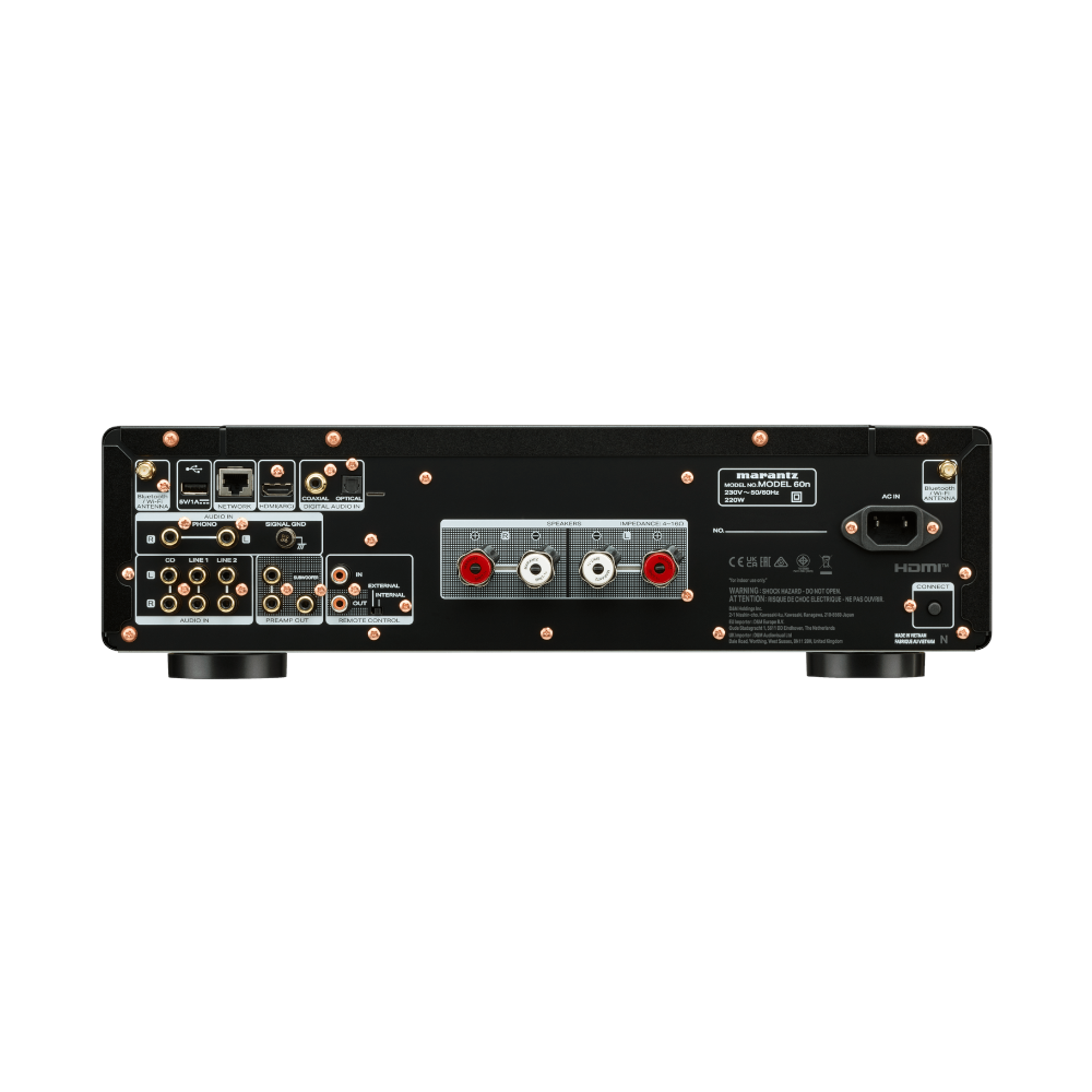 Marantz Model 60n Hi-Fi Network Integrated Amplifier with Streaming - Premium Stereo Audio System for Home Theater & Music Listening
