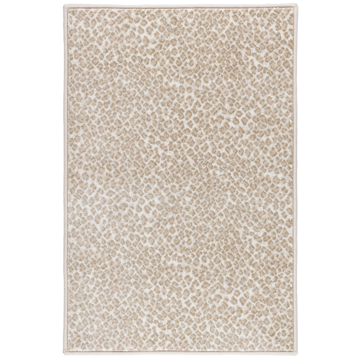 Dash & Albert Cheetah Beige Woven Custom Rug - Premium Handmade Area Rug for Living Room, Bedroom & Nursery Decor