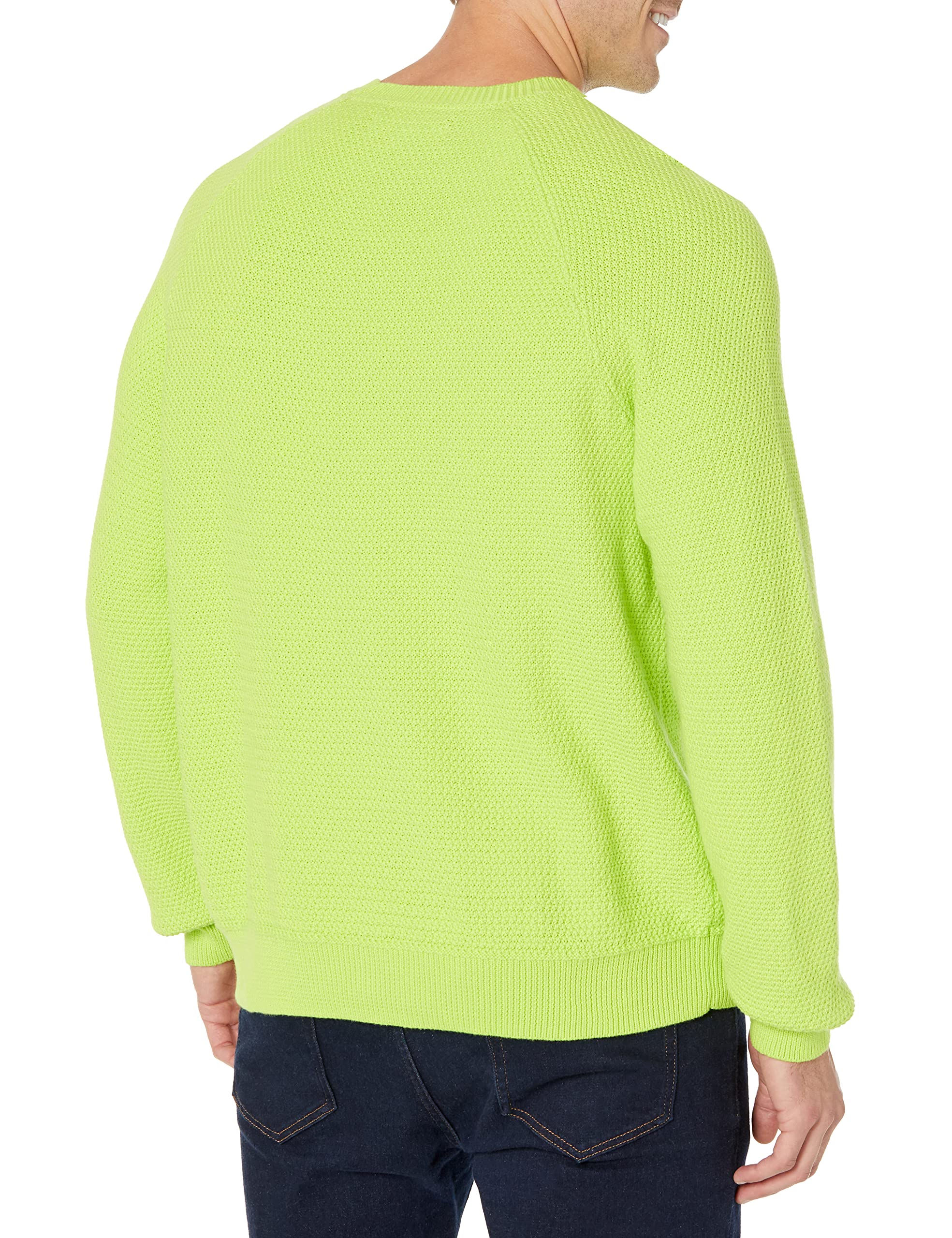 Amazon Essentials Men's Oversized Crewneck Sweatshirt - Soft Textured Cotton Blend Pullover for Casual Wear, Lounge & Street Style