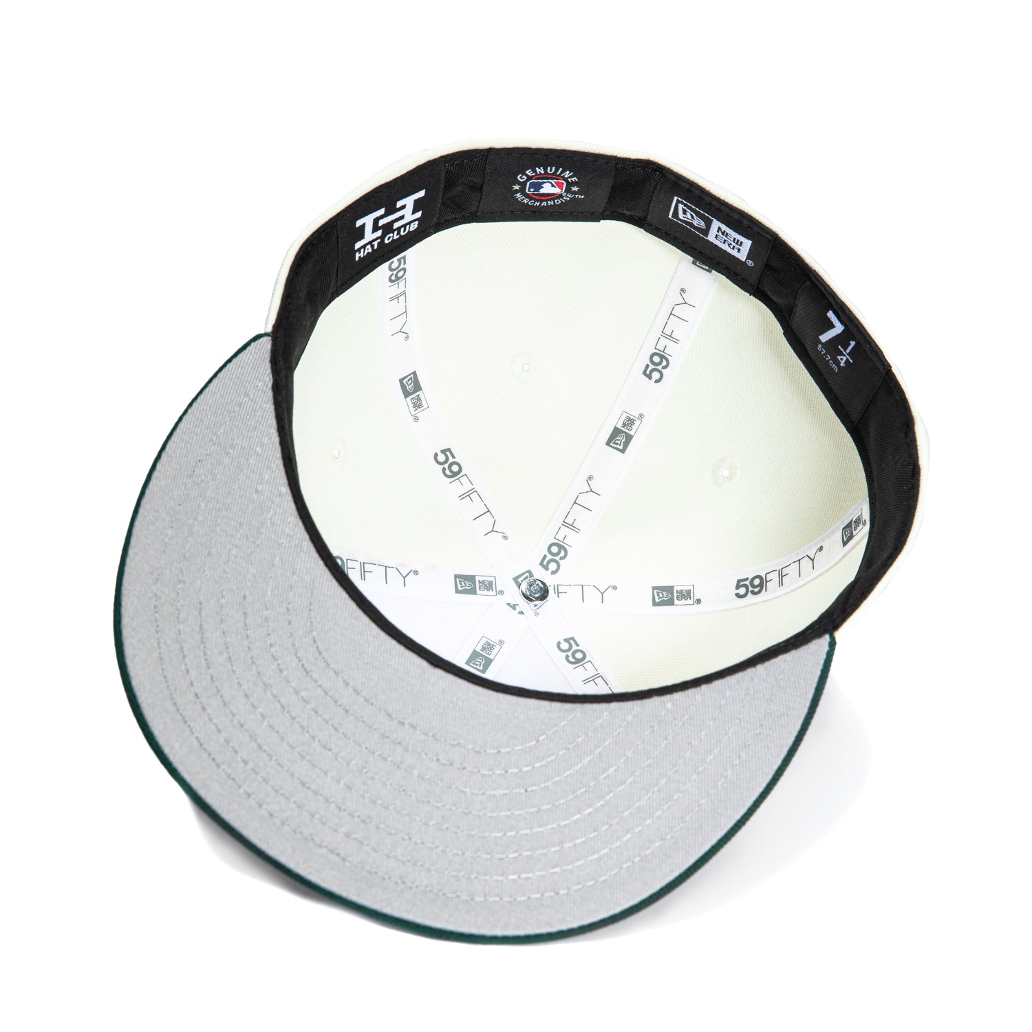 New Era 59Fifty Los Angeles Dodgers Rose Embroidered Baseball Cap - White & Green Snapback Hat for Men & Women | Dodgers Fan Gear, Sports Fashion Accessory for Baseball Games & Streetwear