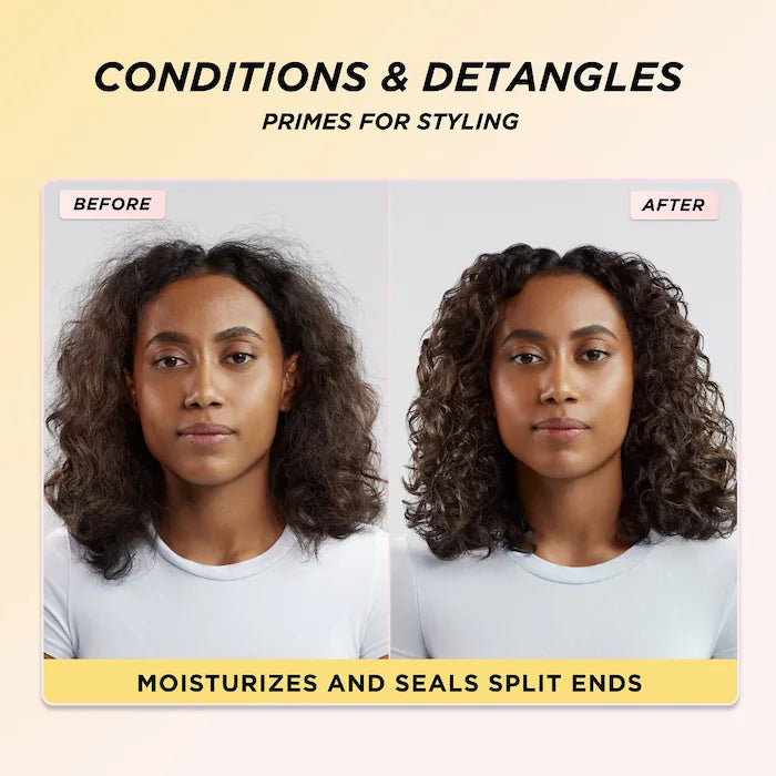 Gisou Honey Infused Leave-In Conditioner for Hydrated & Shiny Hair - Perfect for Dry, Damaged & Frizzy Hair Care Routine