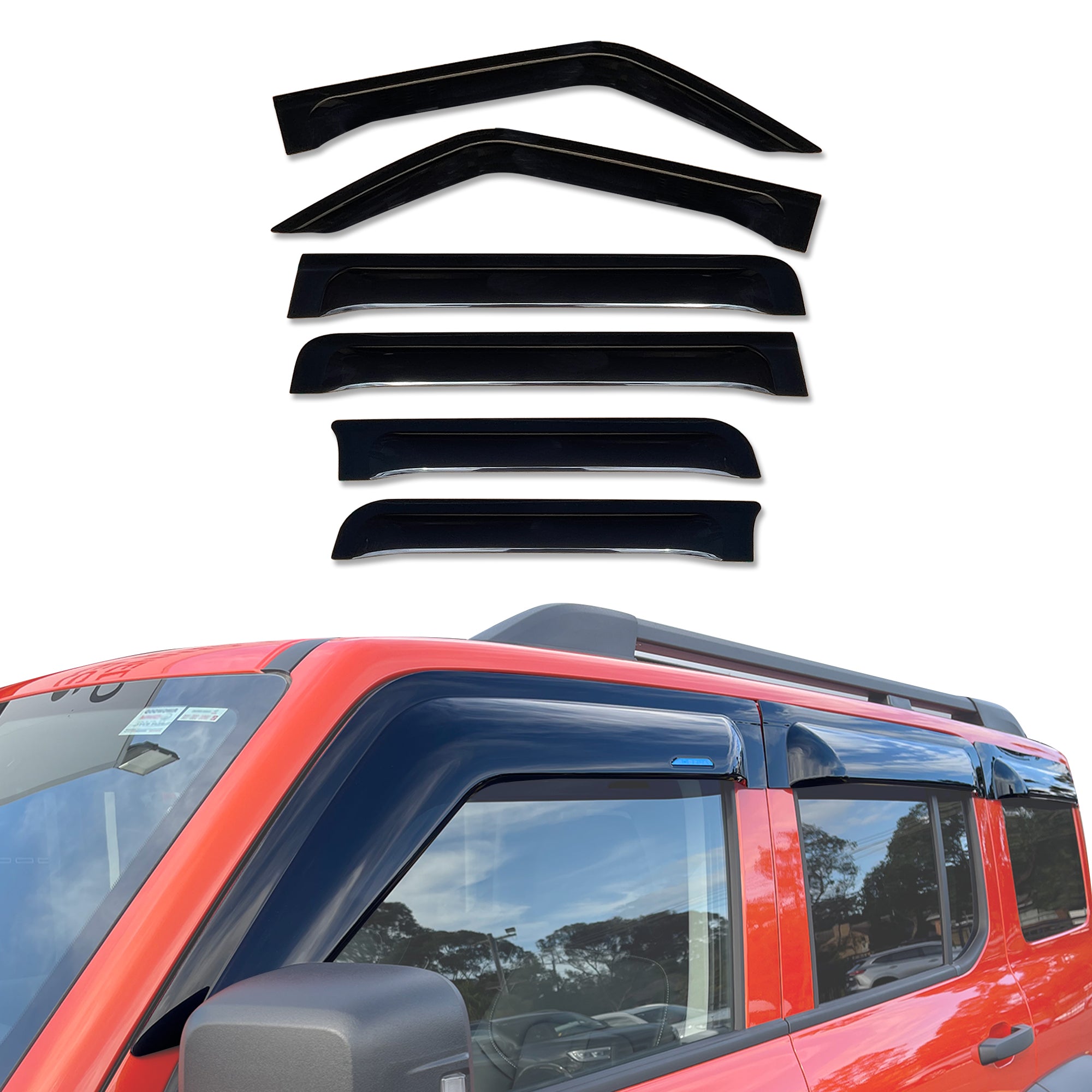 GWM Tank 300 Weather Shields (2023-Present) - Durable Wind & Rain Deflectors for Off-Road Adventures & Daily Commuting