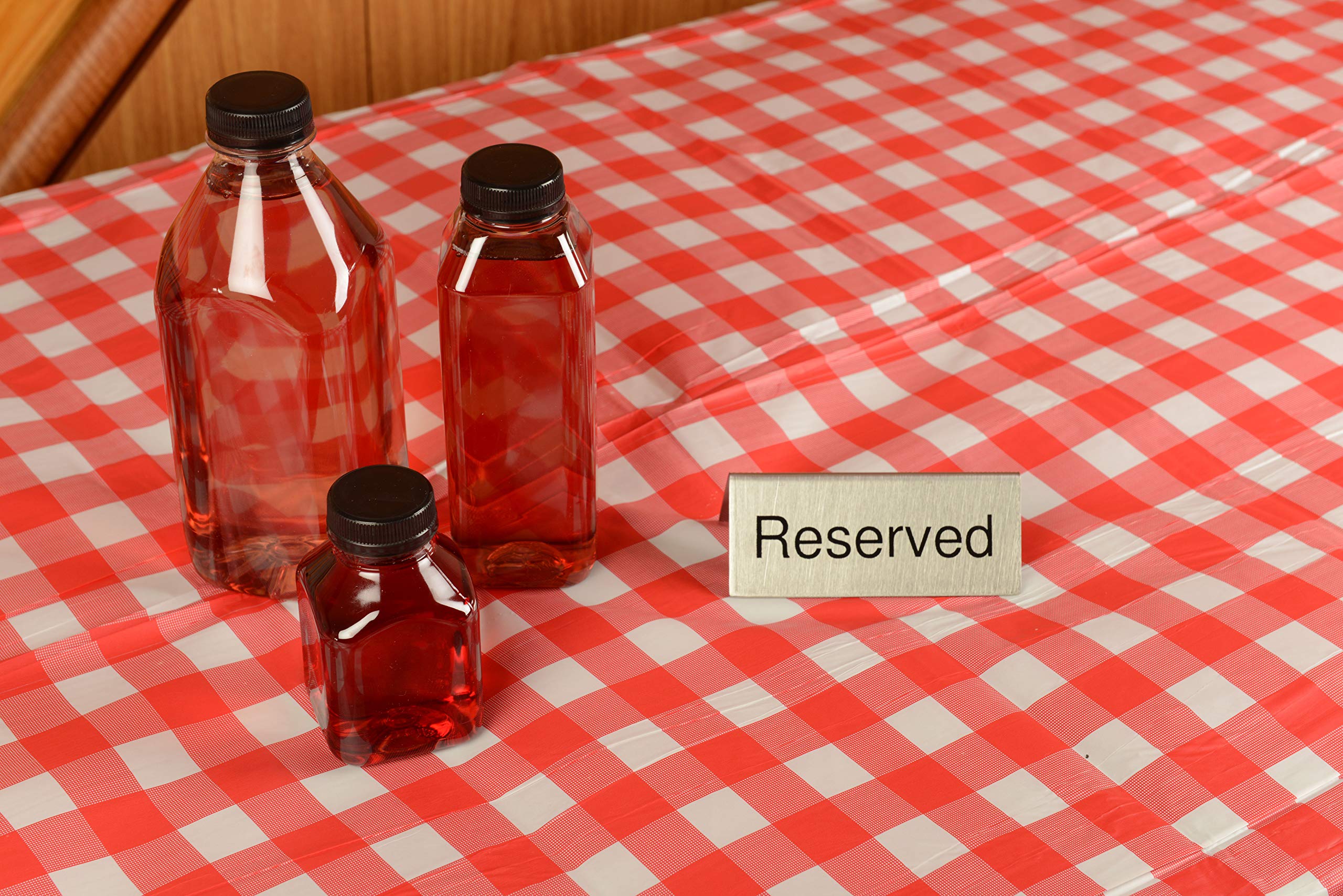 EcoQuality 40 Pack 32oz Clear Plastic Juice Bottles with Tamper Evident Caps - BPA Free Reusable Smoothie Bottles for Juices, Milk, Meal Prep, DIY Drinks & Home Brewing - Perfect for Restaurants, Cafes & Juice Bars
