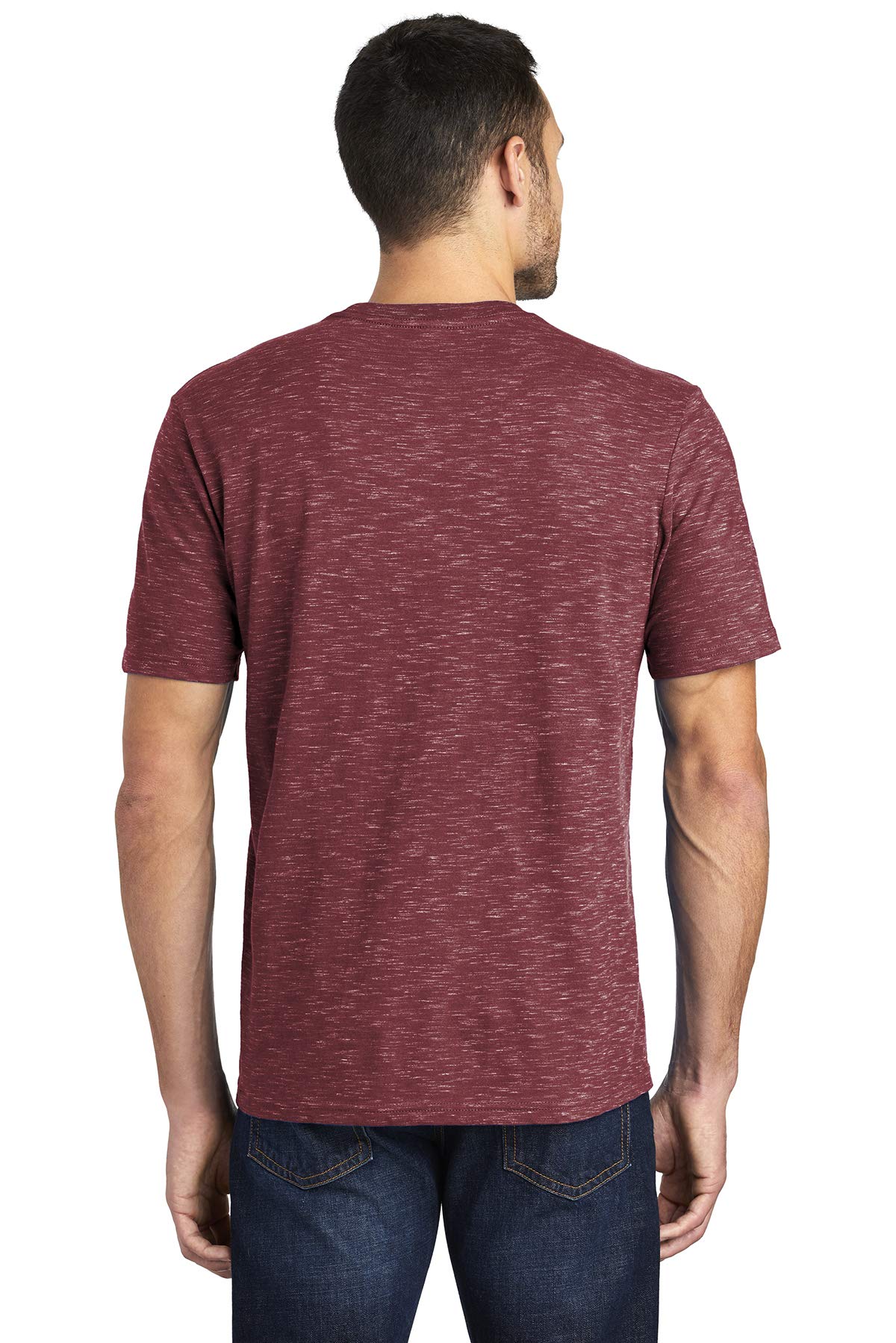District Men's Medal Tear-Away Label T-Shirts - Comfortable Casual Tees for Gym, Workout & Everyday Wear