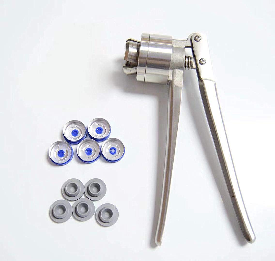 Stainless Steel Manual Bottle Capping Machine for Aluminum & Plastic Bottles - Handheld Capping Pliers, Sealing Mill for Infusion Bottles - Perfect for Home Brewing, DIY Projects & Small Business Packaging