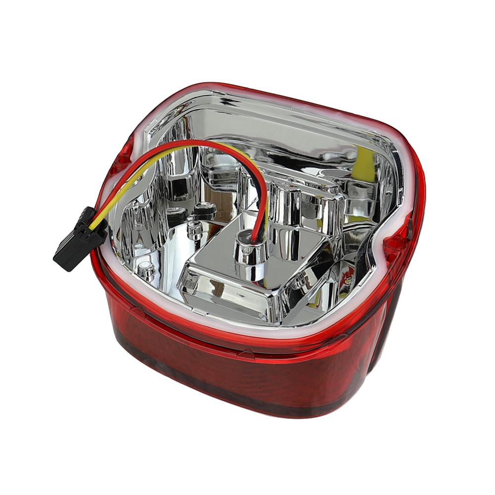 Harley Davidson Street Glide ST & Road Glide ST LED Tail Brake Light Kit - Eagle Lights Flashing Strobe Squareback for Enhanced Safety - Perfect for Night Riding and Highway Visibility