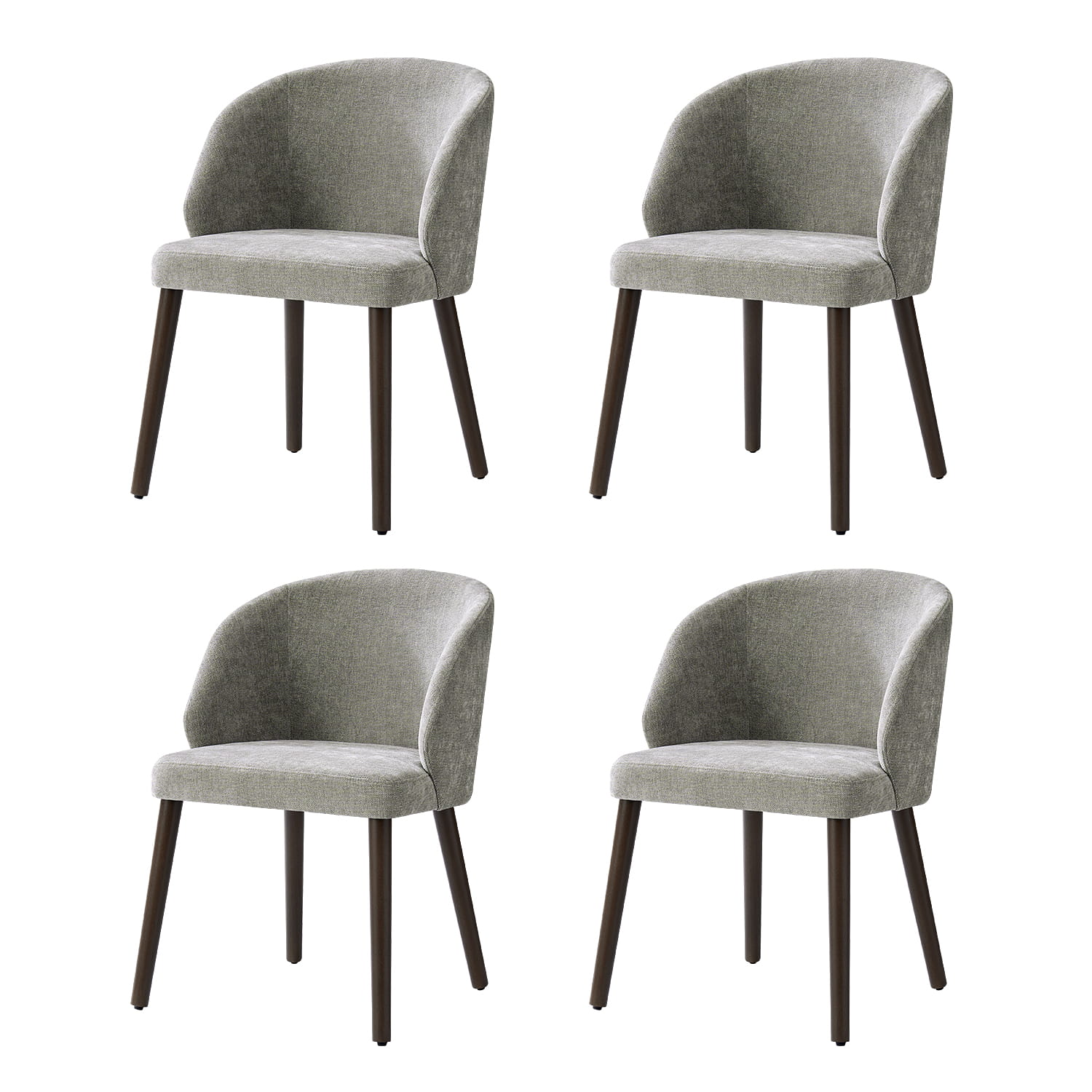 Anndi Dining Chair Set of 2/4/6 - Ergonomic Comfort, Solid Wood Legs, Modern Kitchen & Dining Room Furniture for Home & Restaurant Use