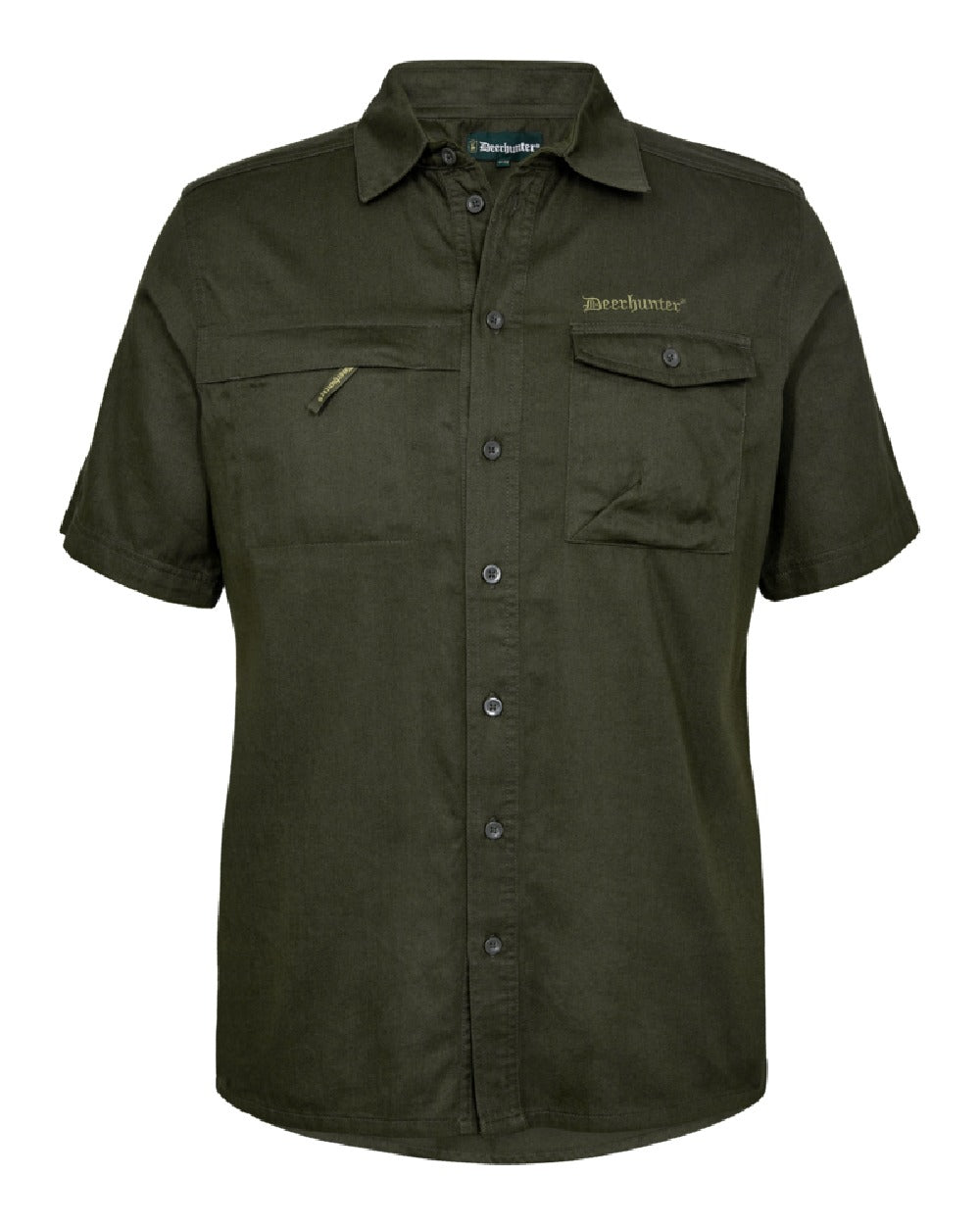 Deerhunter Atlas Men's Short Sleeve Casual Shirt - Lightweight & Breathable for Outdoor Adventures, Hiking, and Summer Travel