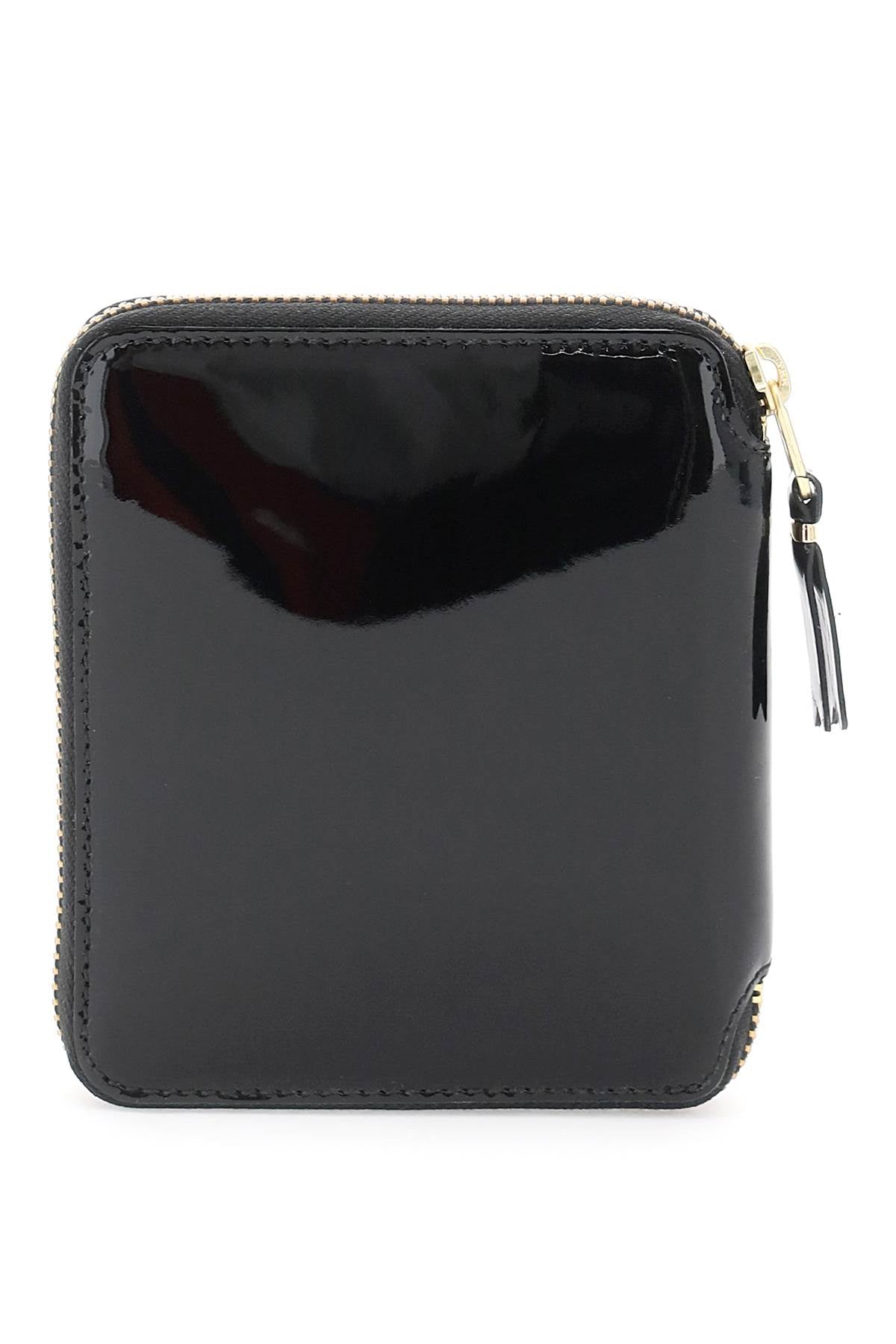 Comme des Garçons Zip Around Wallet - Stylish & Compact Leather Wallet for Men & Women | Perfect for Everyday Use, Travel & Business