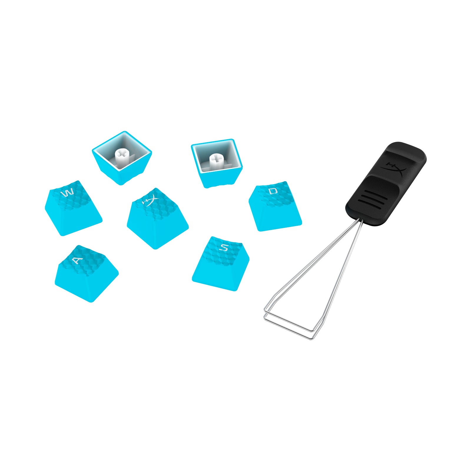 HyperX Rubber Keycaps for Mechanical Keyboards - Gaming Accessory Kit with Non-Slip Design - Perfect for PC Gaming, Typing & Office Work