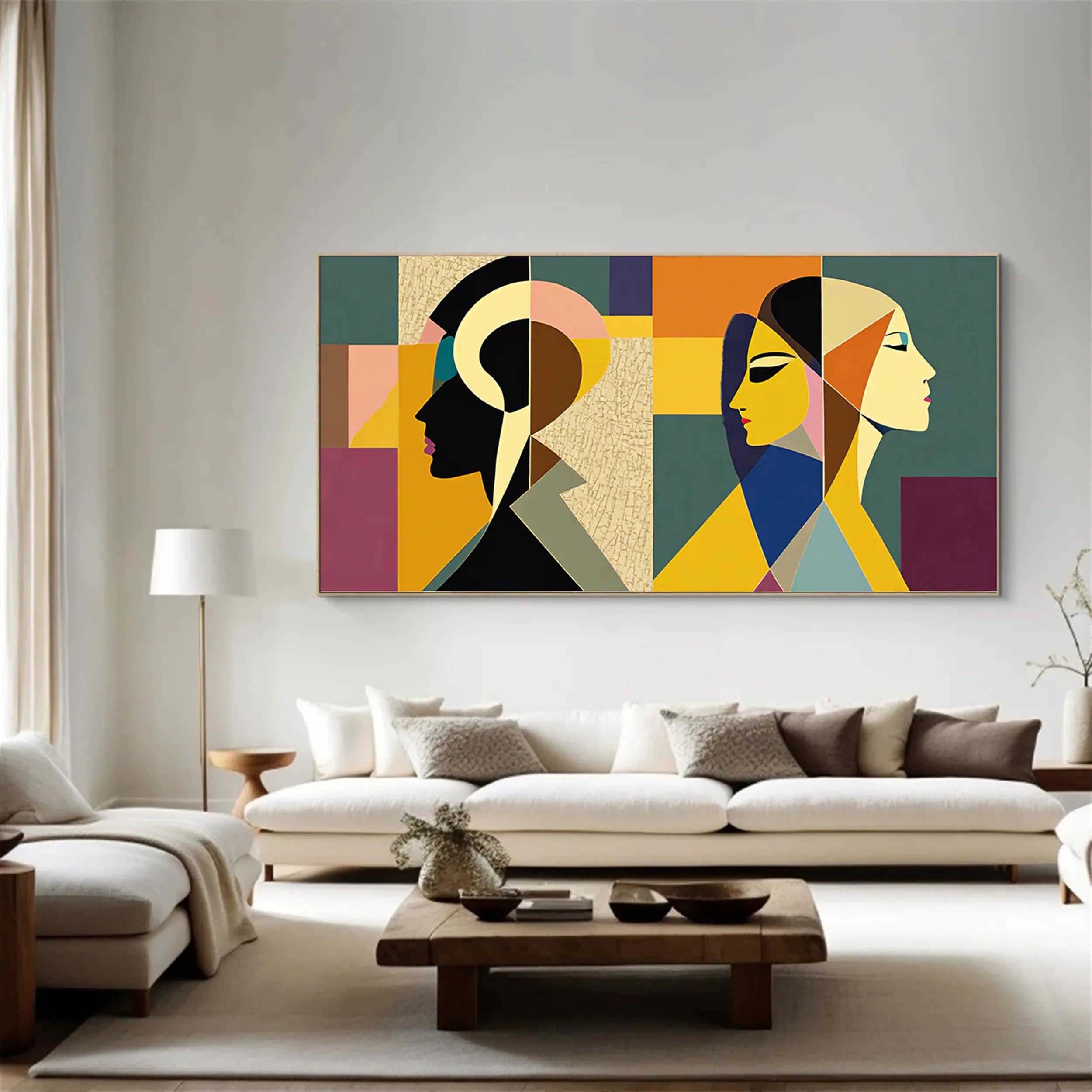 Abstract Painting #AB 133 - Modern Wall Art for Home & Office Decor - Perfect for Living Room, Bedroom or Workspace