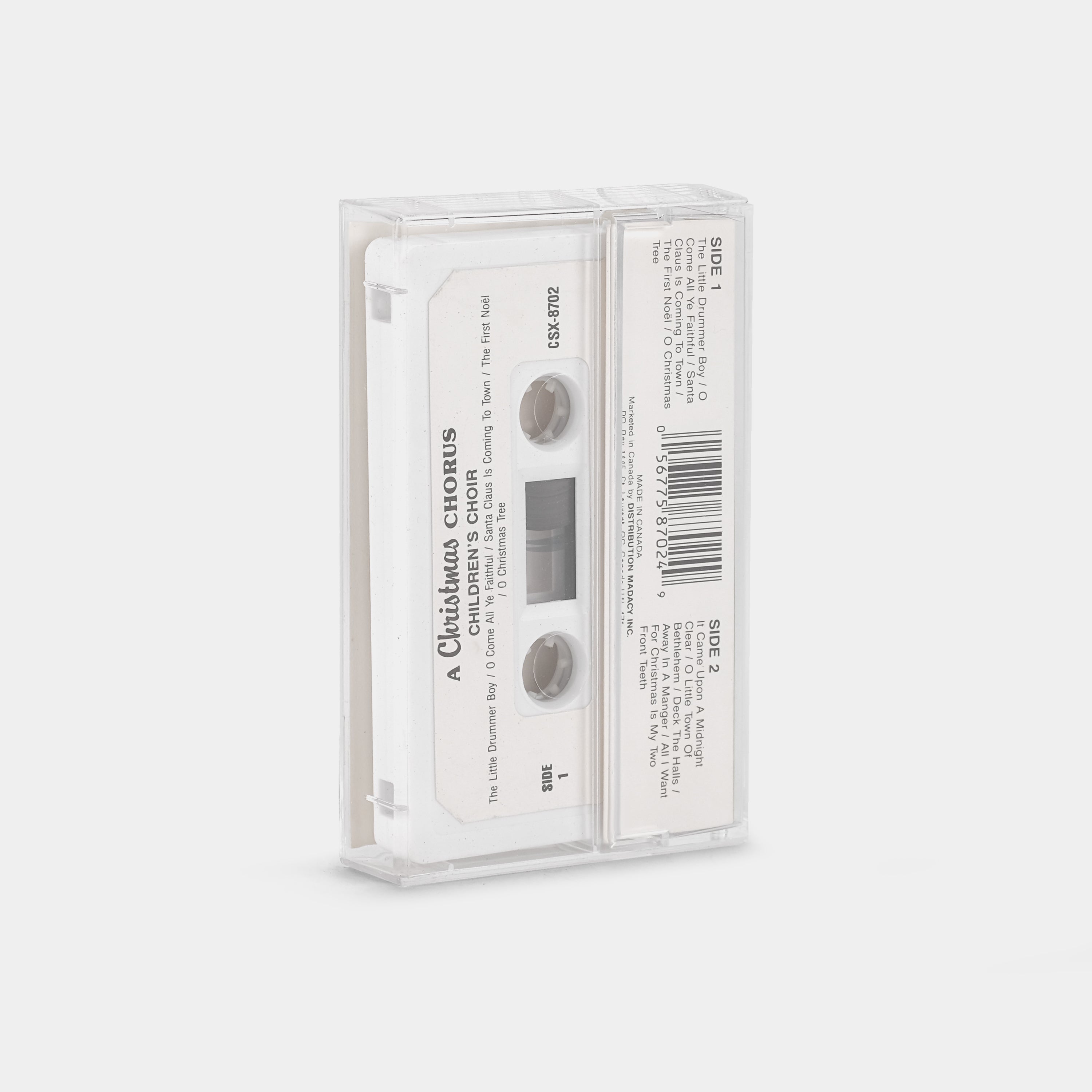 Children's Choir Christmas Chorus Cassette Tape - Holiday Music for Kids, Festive Family Gatherings & Christmas Celebrations
