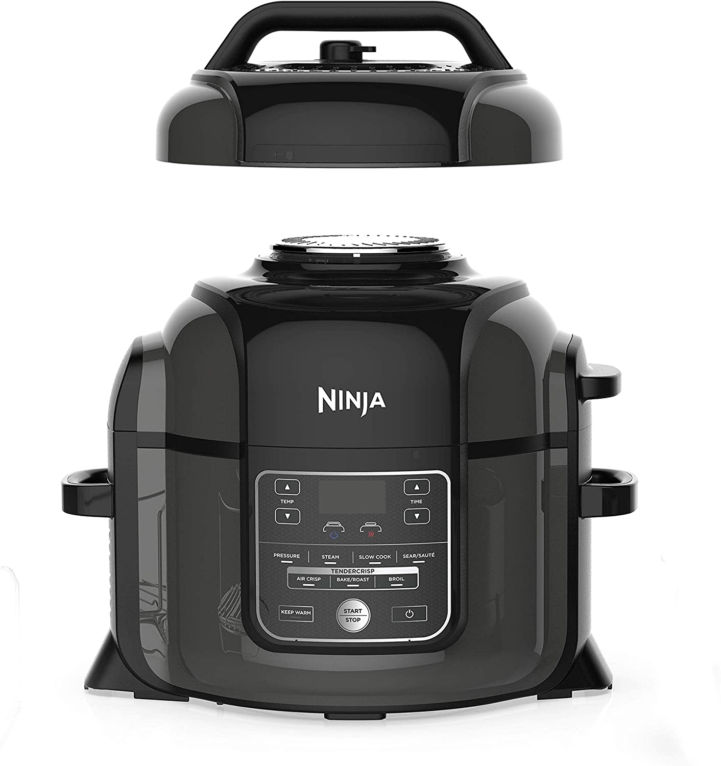 Ninja OP300 8-in-1 Pressure Cooker and Air Fryer Combo | Certified Refurbished with 1-Year Home Essentials Warranty | Perfect for Quick Meals, Healthy Cooking & Family Dinners