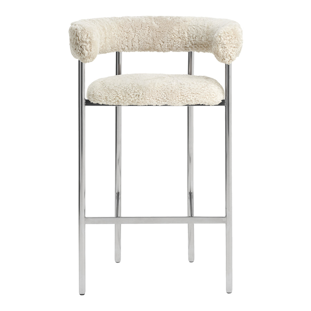 Modern Font Bar Stool with Arms - Adjustable Height Counter Stool for Kitchen Island, Breakfast Bar & Home Decor - Comfortable & Stylish Seating Solution