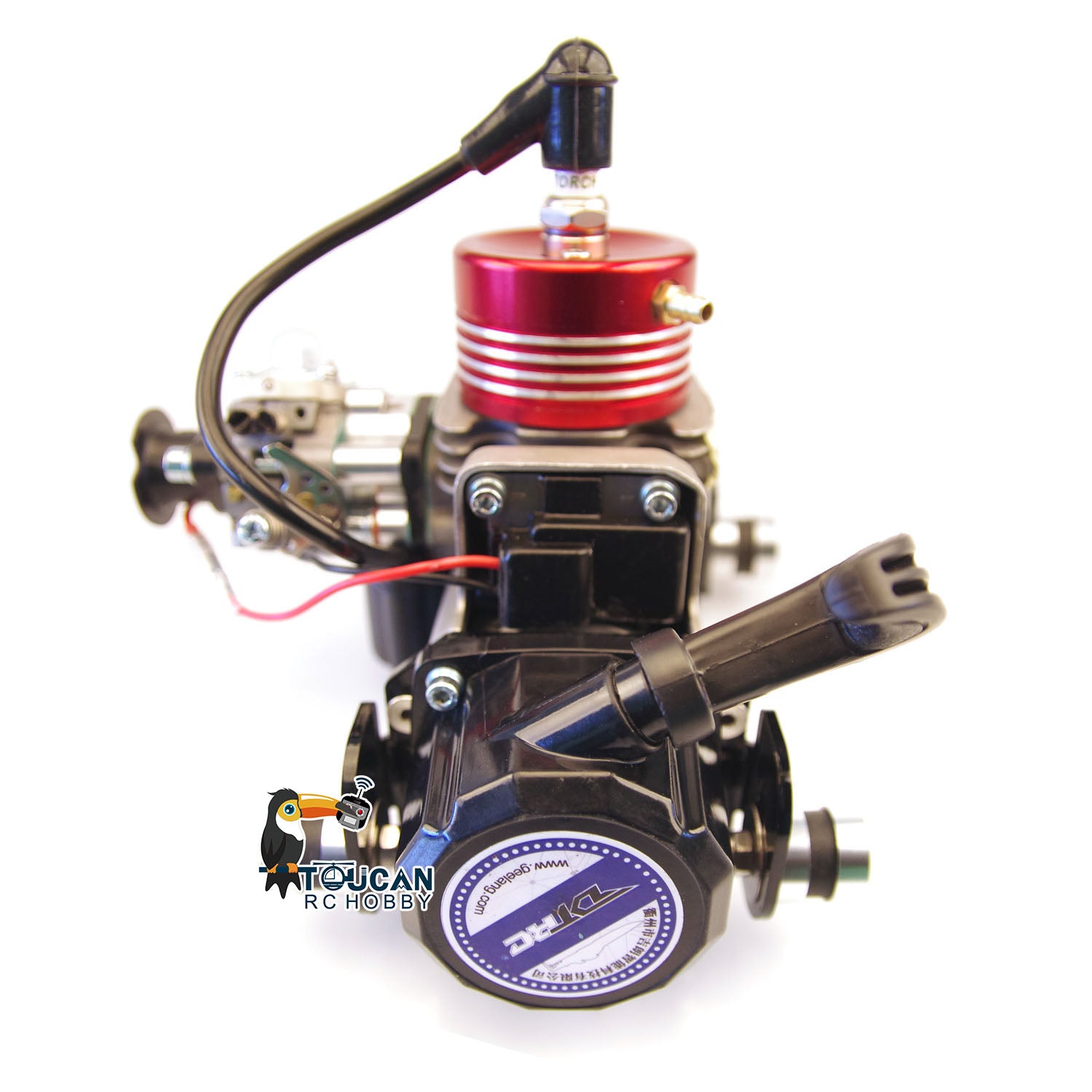 DT 30.5CC Gasoline Engine for Racing RC Boat - Waterproof Remote Control Vehicle Compatible with DT125, G30H, G30E, G30F, G30K, G30C, G30D Models - Perfect for High-Speed RC Boat Racing and Water Sports Competitions