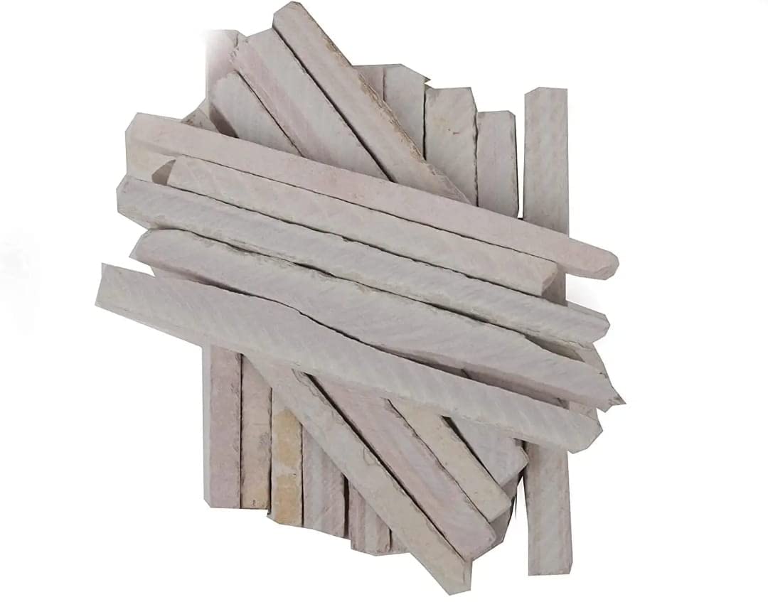 100-Pack Edible Slate Pencils (650g) - Natural Limestone Chalk Sticks for Cooking, Baking & Food Decoration | Safe Slate Bars for Kids, Restaurants & Culinary Arts