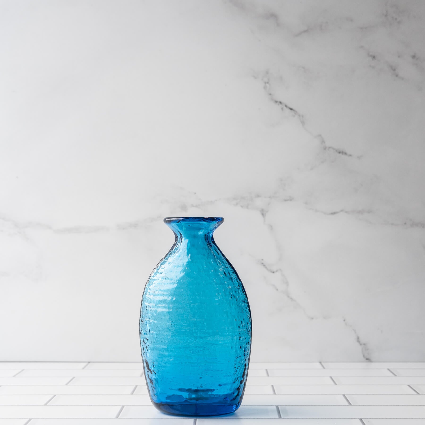 2135S Small Strata Vase - Handcrafted Ceramic Turquoise Home Decor for Living Room, Bedroom & Wedding Centerpieces