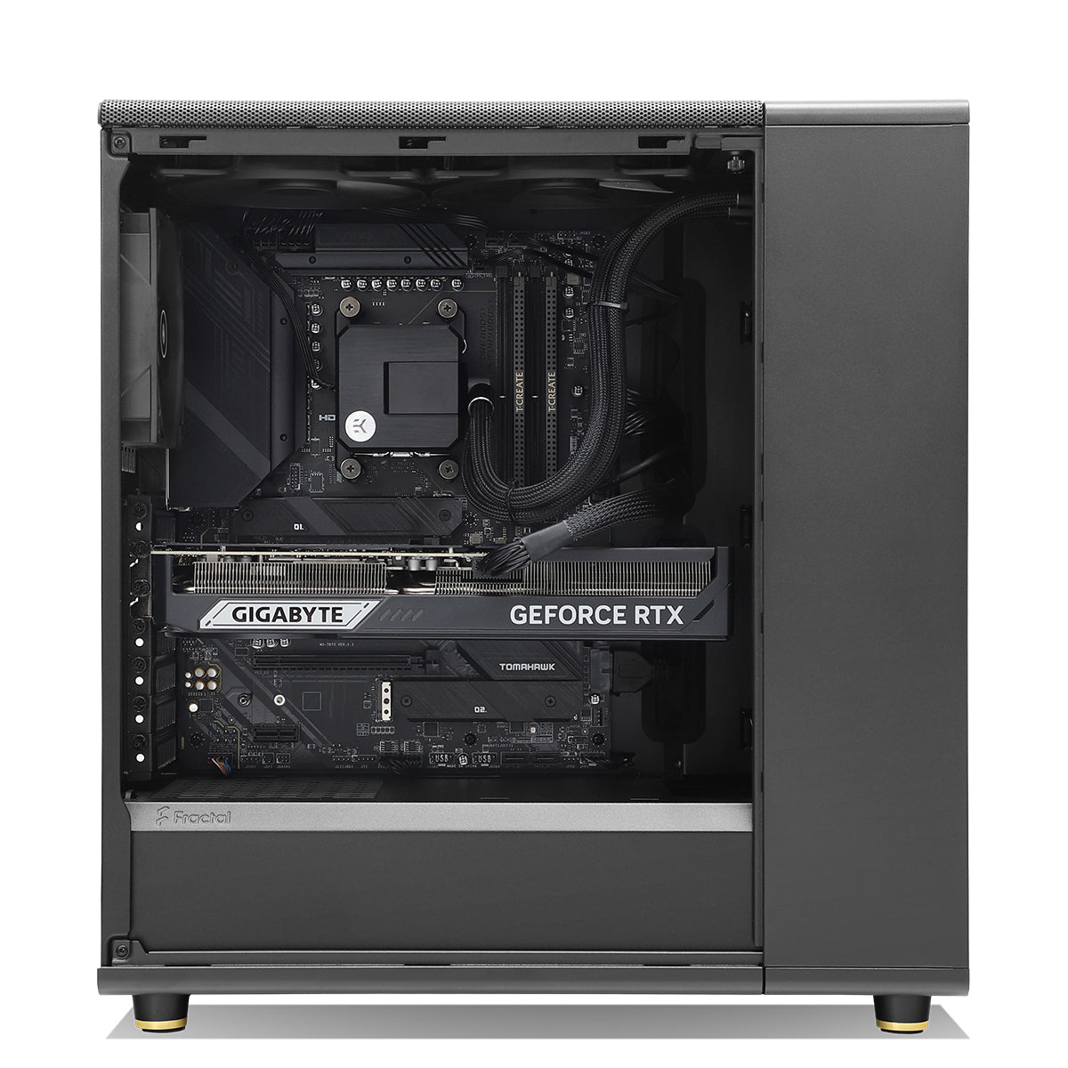 Encore Pro RTX 5070 Ti Ryzen 7 9800X3D Gaming Desktop Computer - High Performance Black Gaming PC for 4K Gaming, Streaming & VR