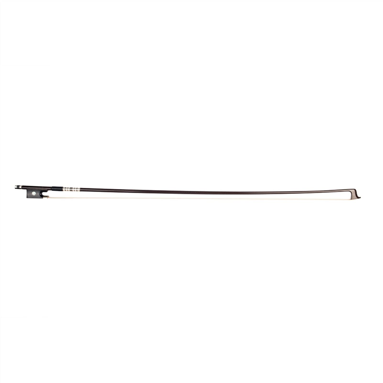 Premium 4/4 Violin Bow - Advanced Carbon Fiber with Mongolian Horsehair, Ebony Frog & Sheepskin Grip - Perfect for Professional Violinists & Advanced Students - Ideal for Concerts, Practice & Performances