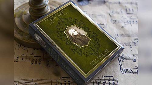 Wolfgang Amadeus Mozart Playing Cards - Classical Music Composer Themed Deck for Card Games, Magic Tricks & Collectors | Perfect for Music Lovers & History Enthusiasts