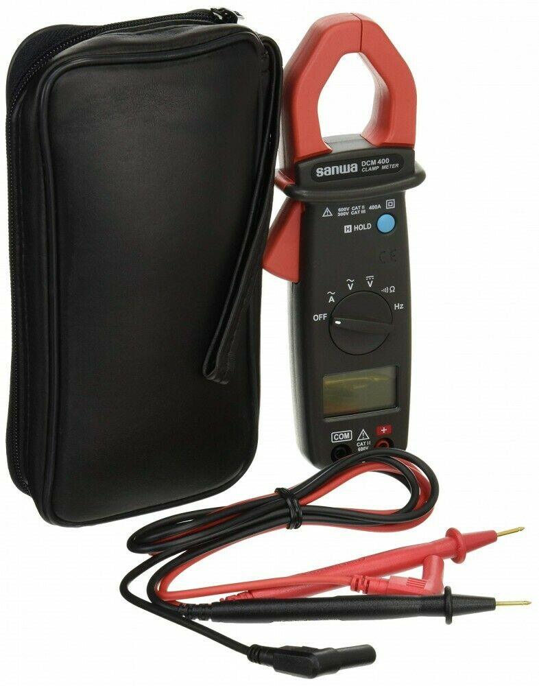 DCM400 Digital Clamp Meter - True RMS Multimeter with AC/DC Current, Voltage, Resistance & Continuity Tester - Perfect for Electricians, HVAC Technicians & DIY Home Electrical Projects