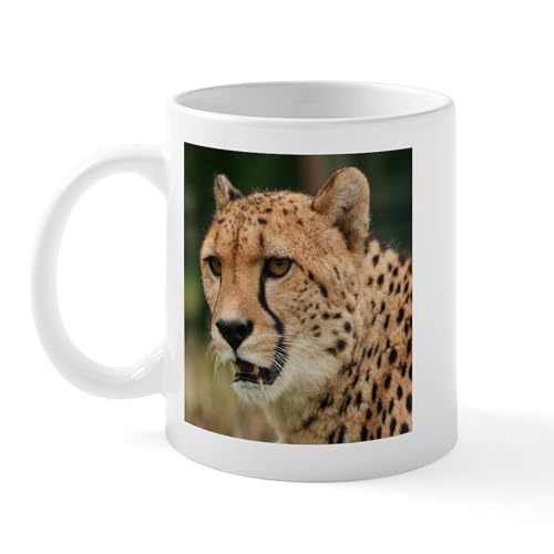 White - Cheetah Mug