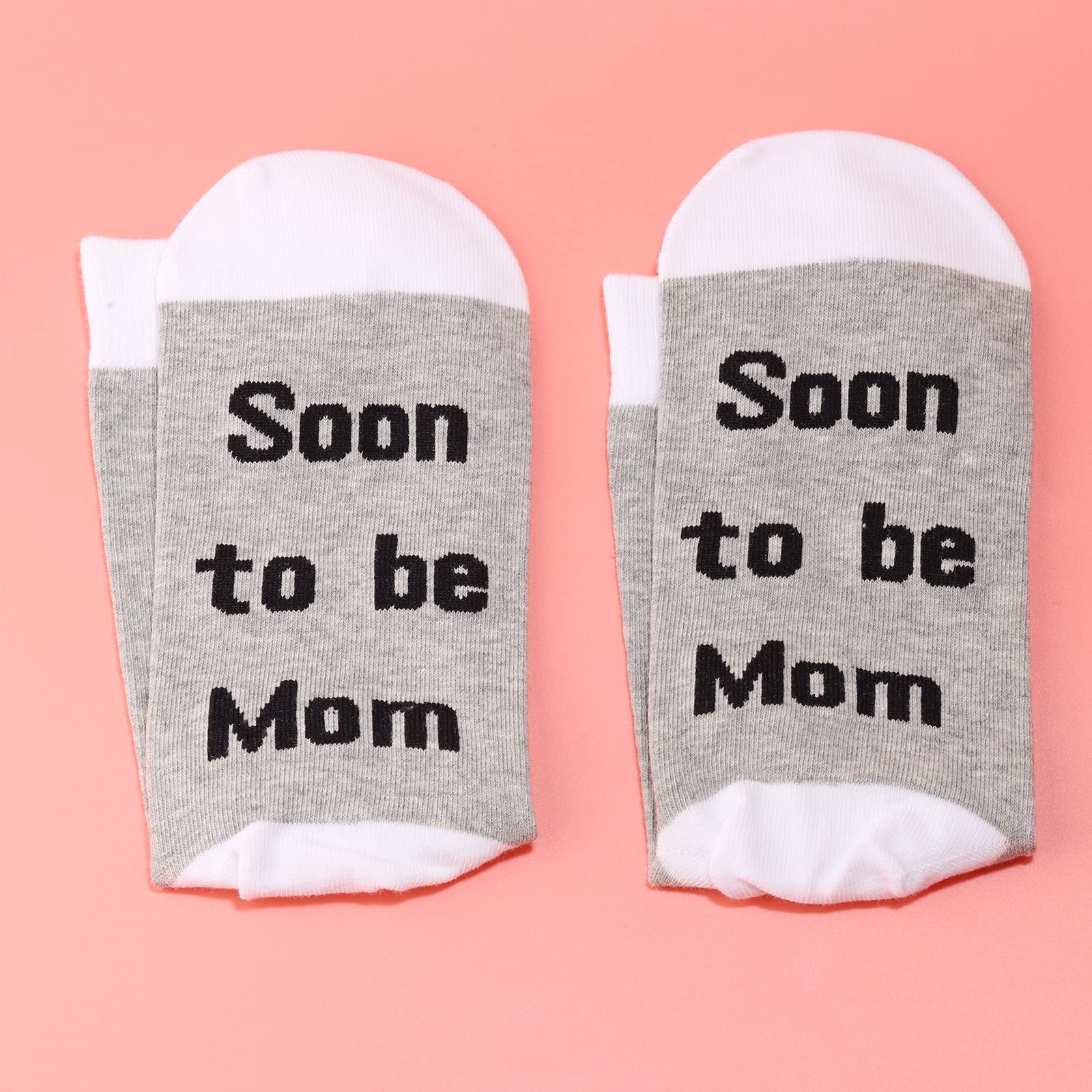 LEVLO New Mom & Dad Gift Set - 2022 Comfortable Socks for Expecting Parents - Perfect Pregnancy Announcement & Baby Shower Present - Ideal for First-Time Parents & Maternity Gifts