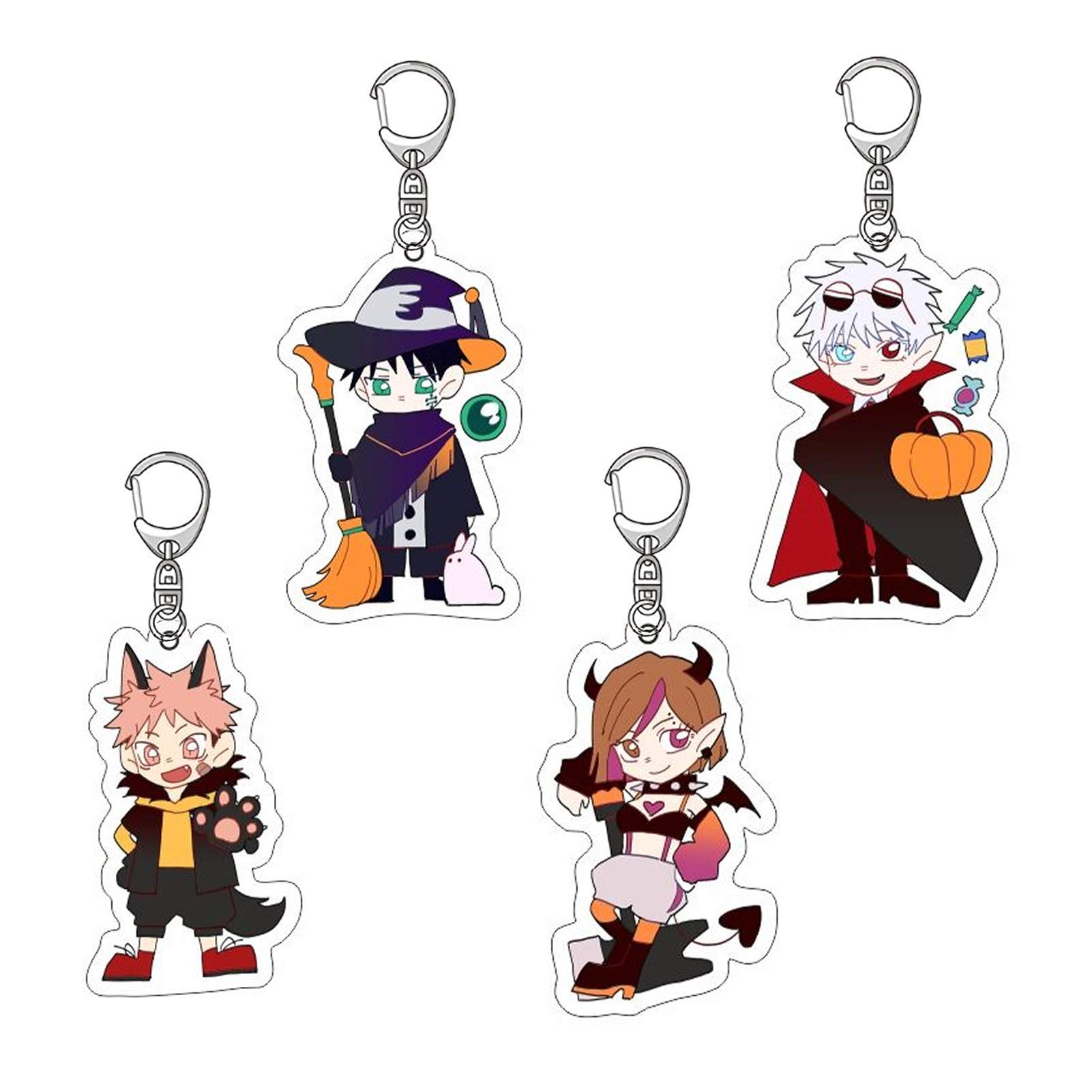 PPONE Jujutsu Kaisen Anime Keychain - Yuji Itadori Cosplay Acrylic Charm Pendant for Backpacks, Keys & Gift Giving | Official Merchandise