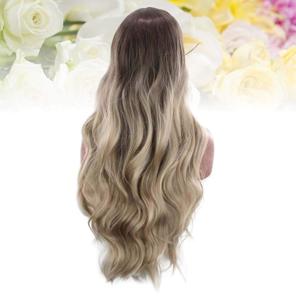 1pc Green Synthetic Cosplay Wig for Women - Extra Long Curly Hair Extensions & Dress Up Wig | Perfect for Halloween, Cosplay, Parties & Costume Events