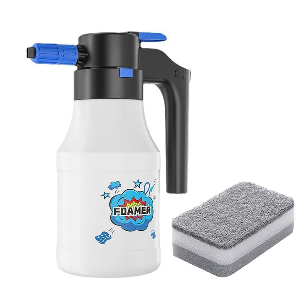 1.5L Electric Foam Sprayer for Car Wash & Gardening - High Pressure Cleaning Tool