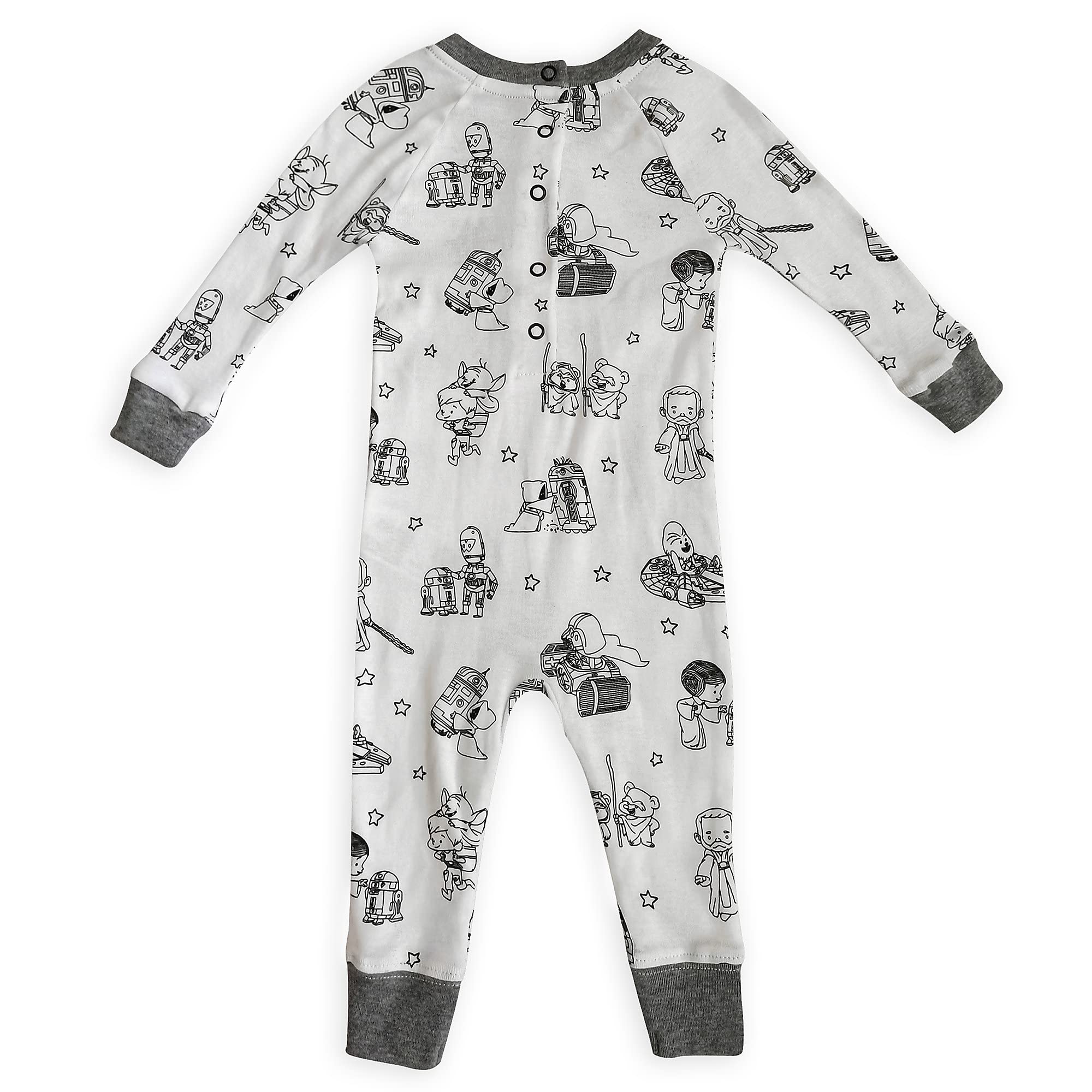 Star Wars Baby Stretchie Sleeper - Soft & Comfortable Infant Pajamas for Boys & Girls | Perfect for Bedtime, Playtime & Cosplay