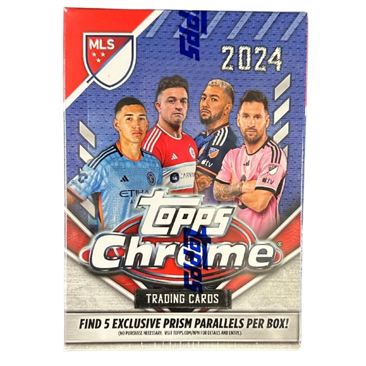 2024 Topps Chrome MLS Soccer Blaster Box - 2024 MLS Trading Cards, Soccer Collectibles for Kids & Adults - Perfect for Gifts, Trading, and Sports Memorabilia Collections