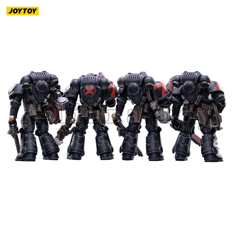 JOYTOY 1/18 Scale Warhammer Blood Angels Action Figure Set (4PCS) - Perfect for Warhammer 40K Collectors, Tabletop Gaming & Display