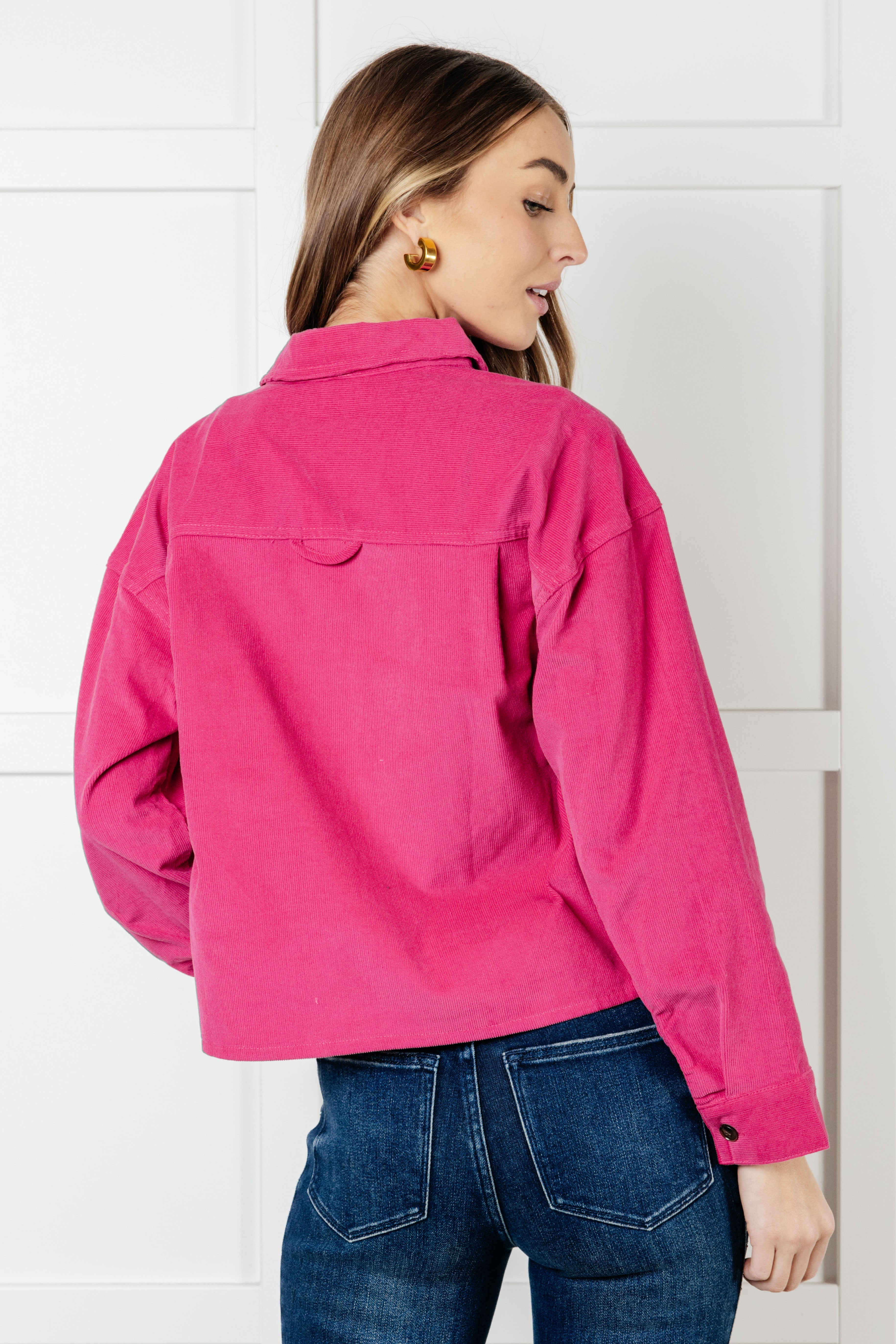 Stylish Pink Jacket for Women - Trendy Lightweight Outerwear for Spring & Fall - Perfect for Casual Outings, Travel & Layering