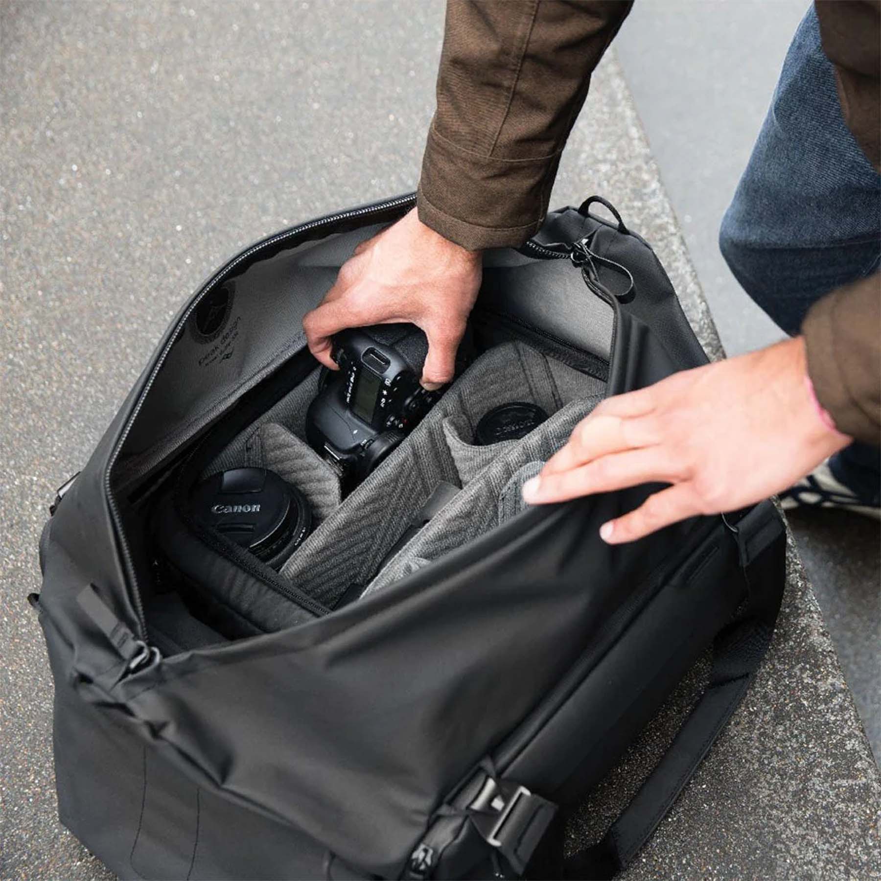 Peak Design Travel Duffel 35L - Waterproof Carry-On Duffel Bag for Travel & Outdoor Adventures - Perfect for Airplane, Camping & Gym Use
