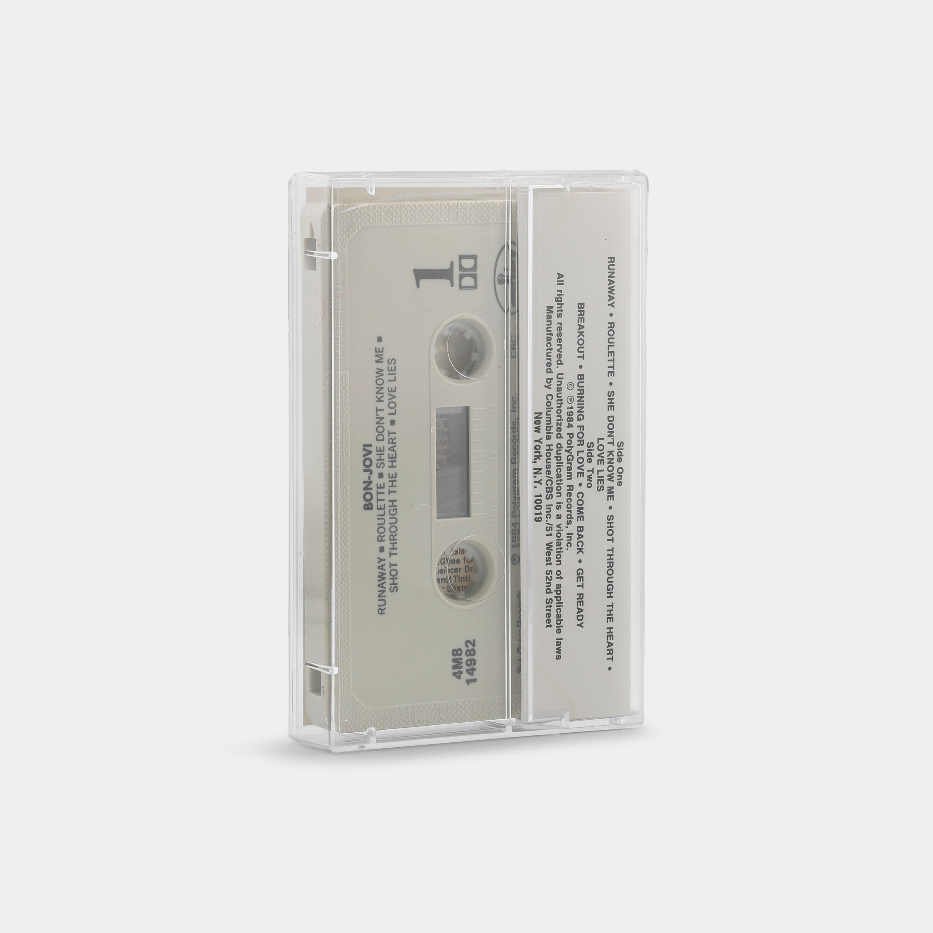 Bon Jovi Cassette Tape - Vintage Music Collection | Perfect for Retro Music Lovers & Cassette Collectors