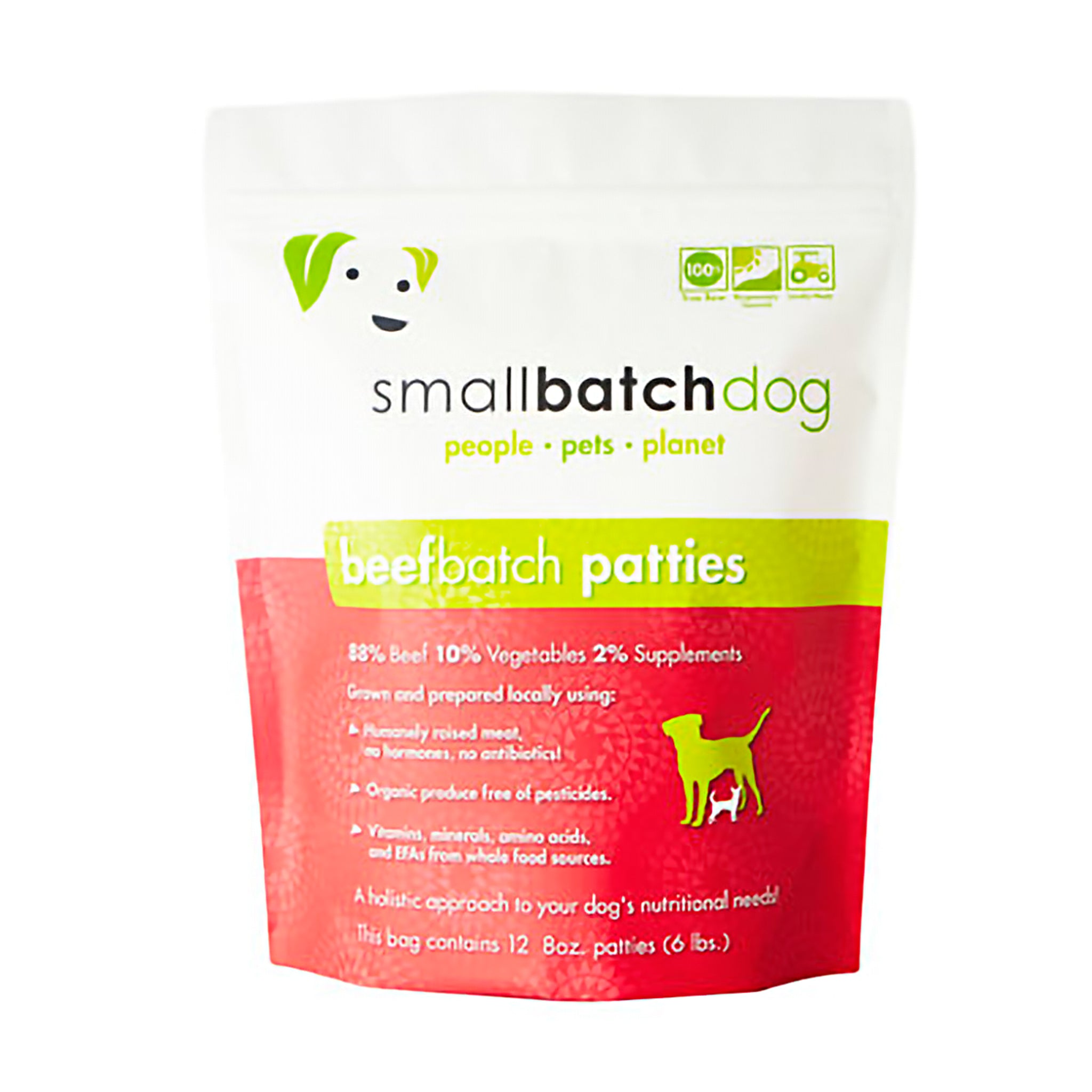Premium Small Batch Raw Frozen Beef Dog Food - Grain-Free, High-Protein Diet for Healthy Pets - Perfect for Puppies, Adult & Senior Dogs - Ideal for Raw Feeding & BARF Diet Plans