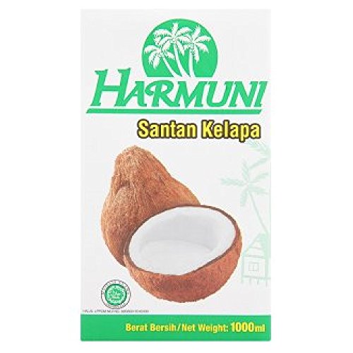 Harmuni Premium Coconut Milk 1000ml (6 Packs) - Unsweetened, Dairy-Free, Vegan - Perfect for Smoothies, Baking & Thai Cuisine