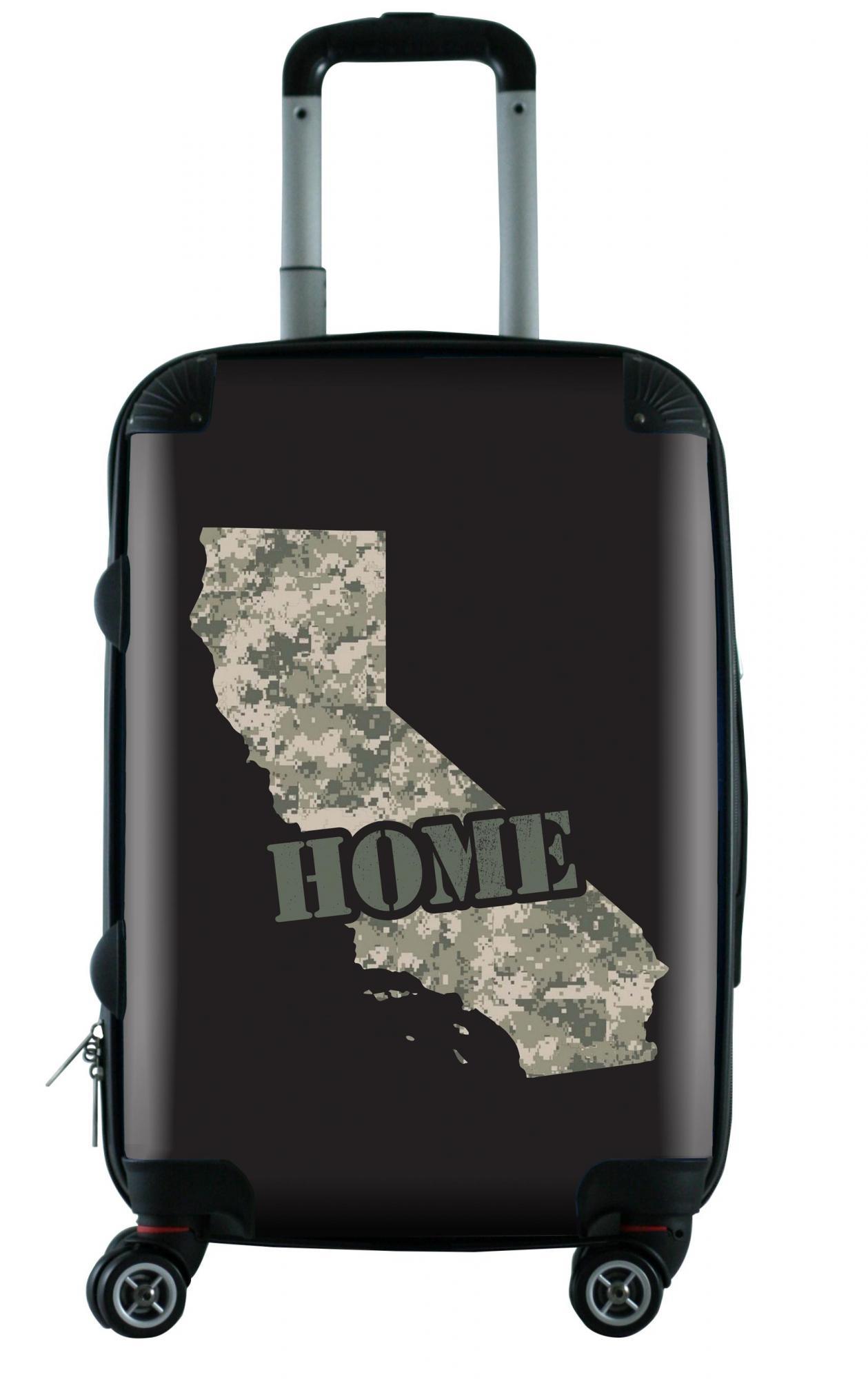 612 My Home State California 20-Inch Carry-On Luggage - Perfect for Air Travel & Weekend Getaways