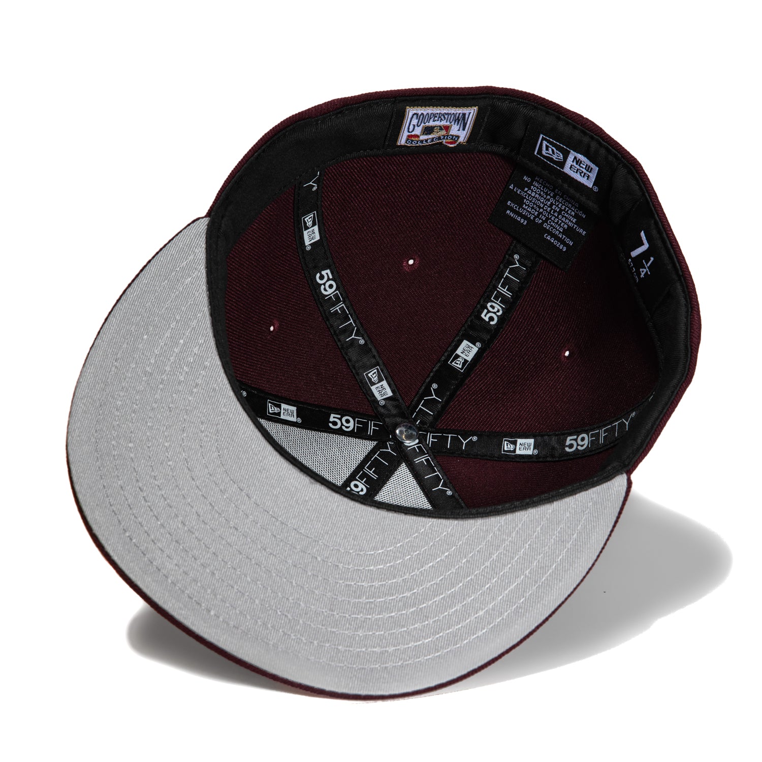 New Era 59Fifty Los Angeles Dodgers 40th Anniversary Snapback Hat with Stadium Patch - Maroon - Official MLB Licensed Baseball Cap for Men & Women - Perfect for Games, Collecting & Streetwear Fashion